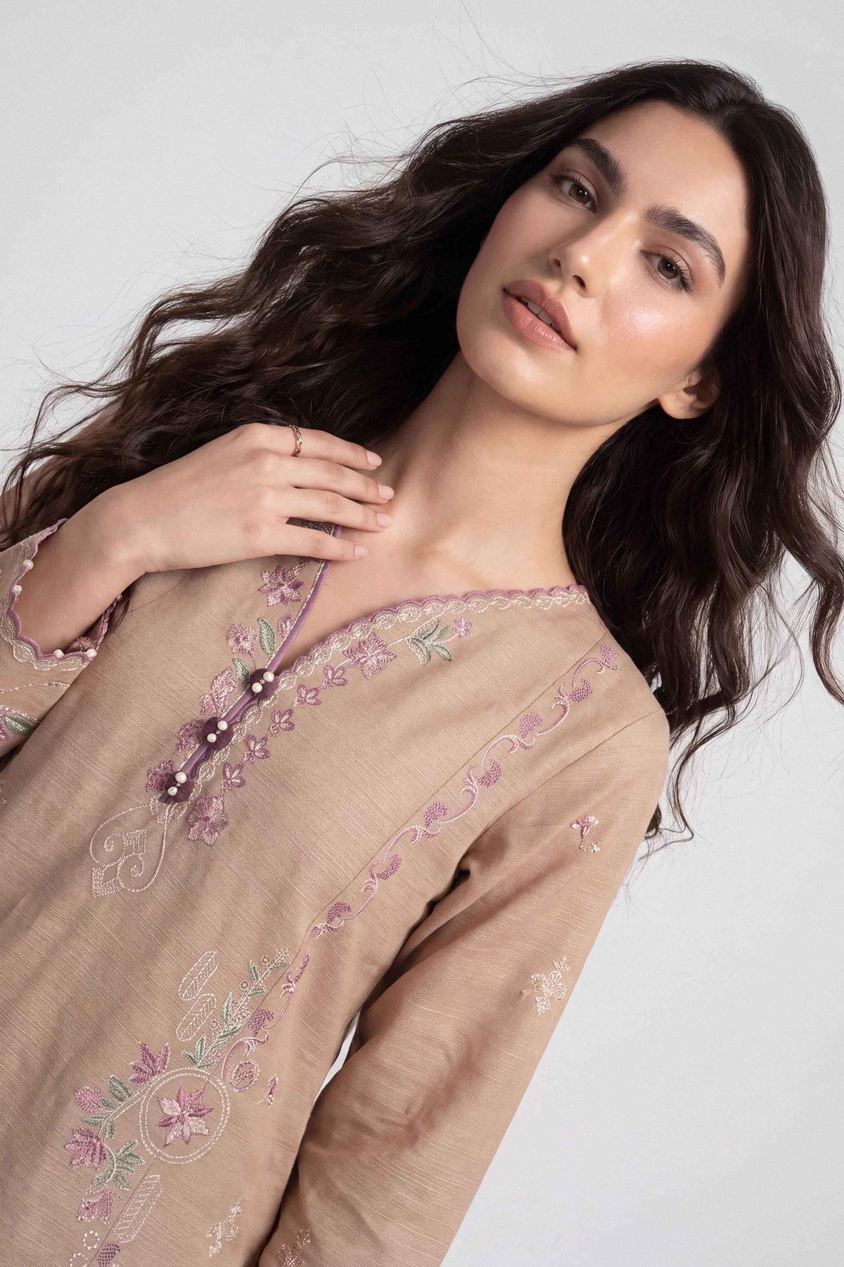 2 Piece - Embroidered Suit - U2STE-NISHA26WV1-78