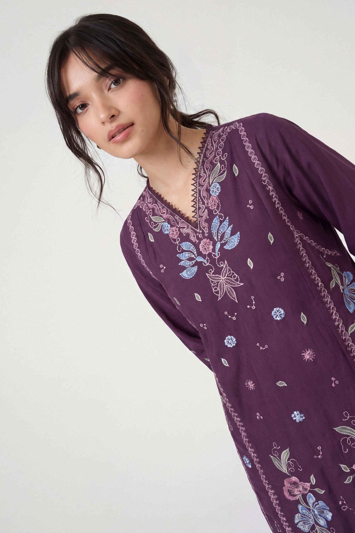 2 Piece - Embroidered Suit - U2STE-NISHA26WV1-83