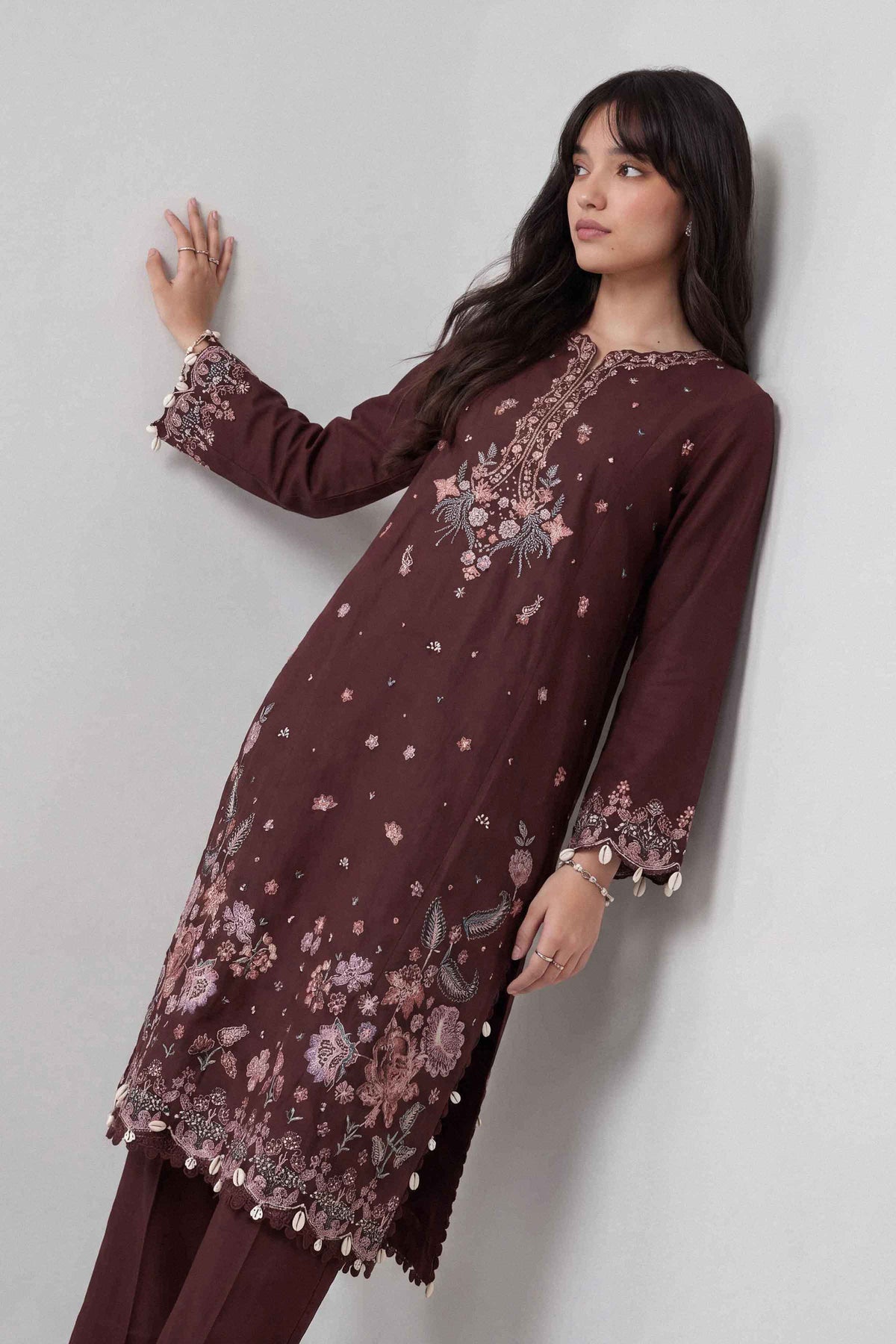 2 Piece - Embroidered Suit - U2STE-NISHA26WV1-85