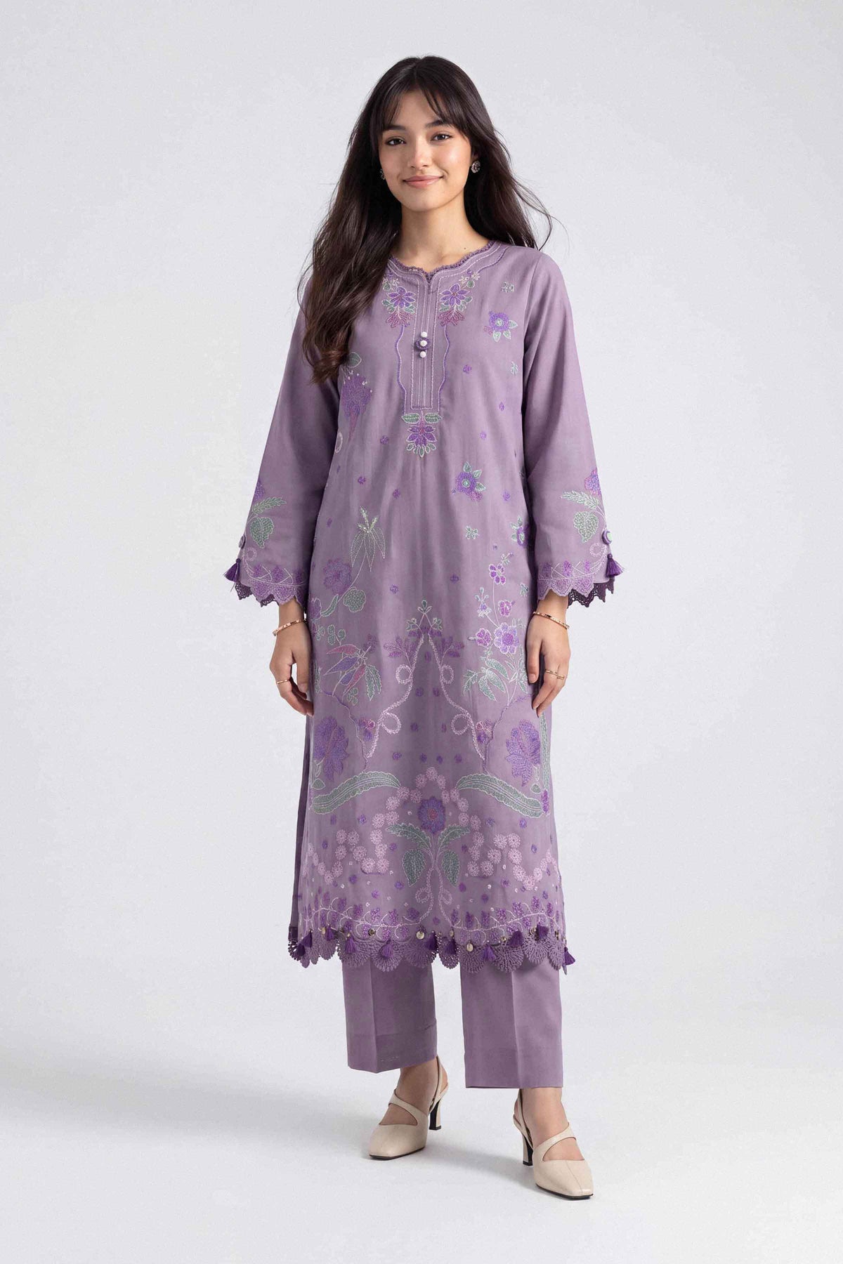 2 Piece - Embroidered Suit - U2STE-NISHA26WV1-87