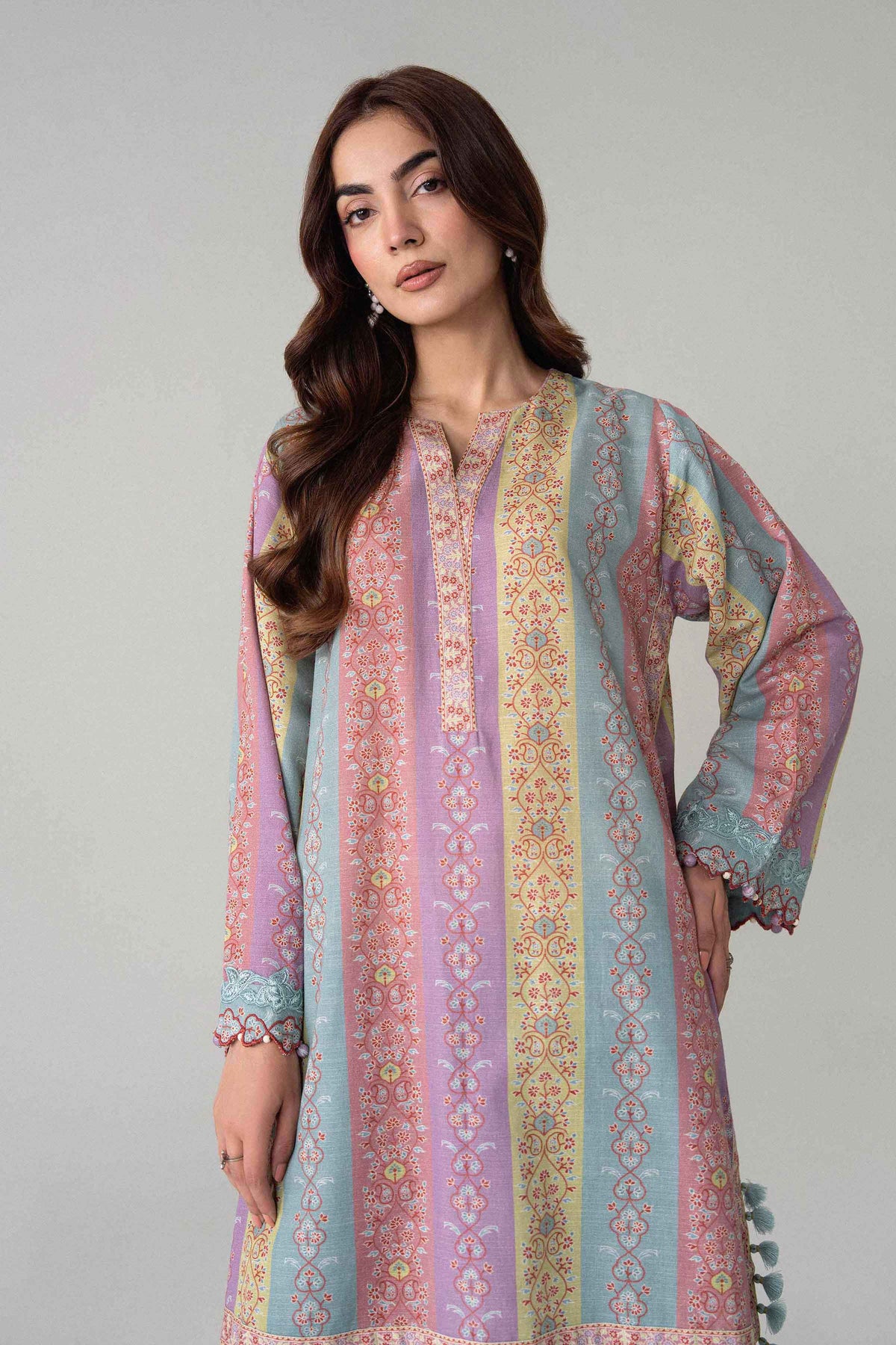 2 Piece - Printed Embroidered Suit - U2STE-NISHA26WV1-9 for Women - Unstitched Collection | Nishat | Shop Online