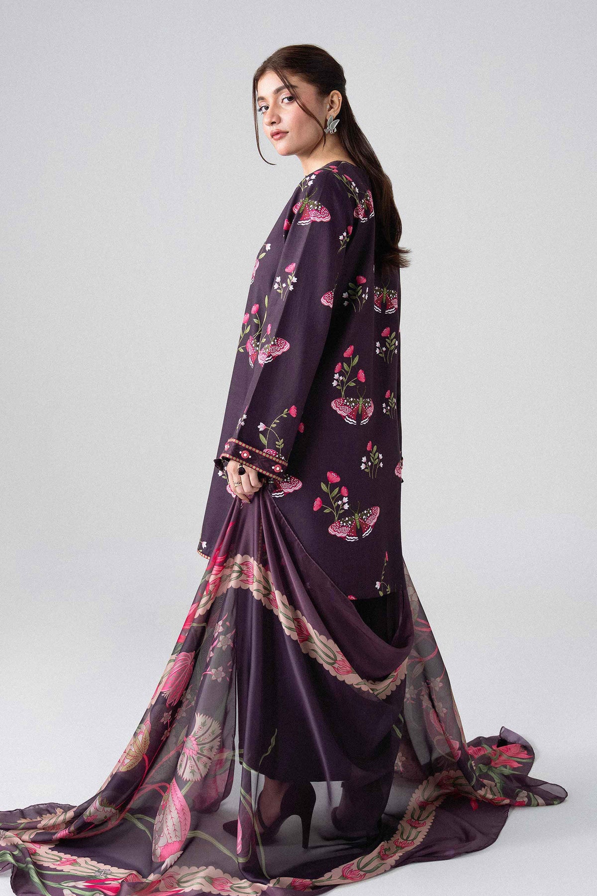 3 Piece - Digital Printed Suit - U3P-NISHA26WV1-1 for Women - Unstitched Collection | Nishat | Shop Online