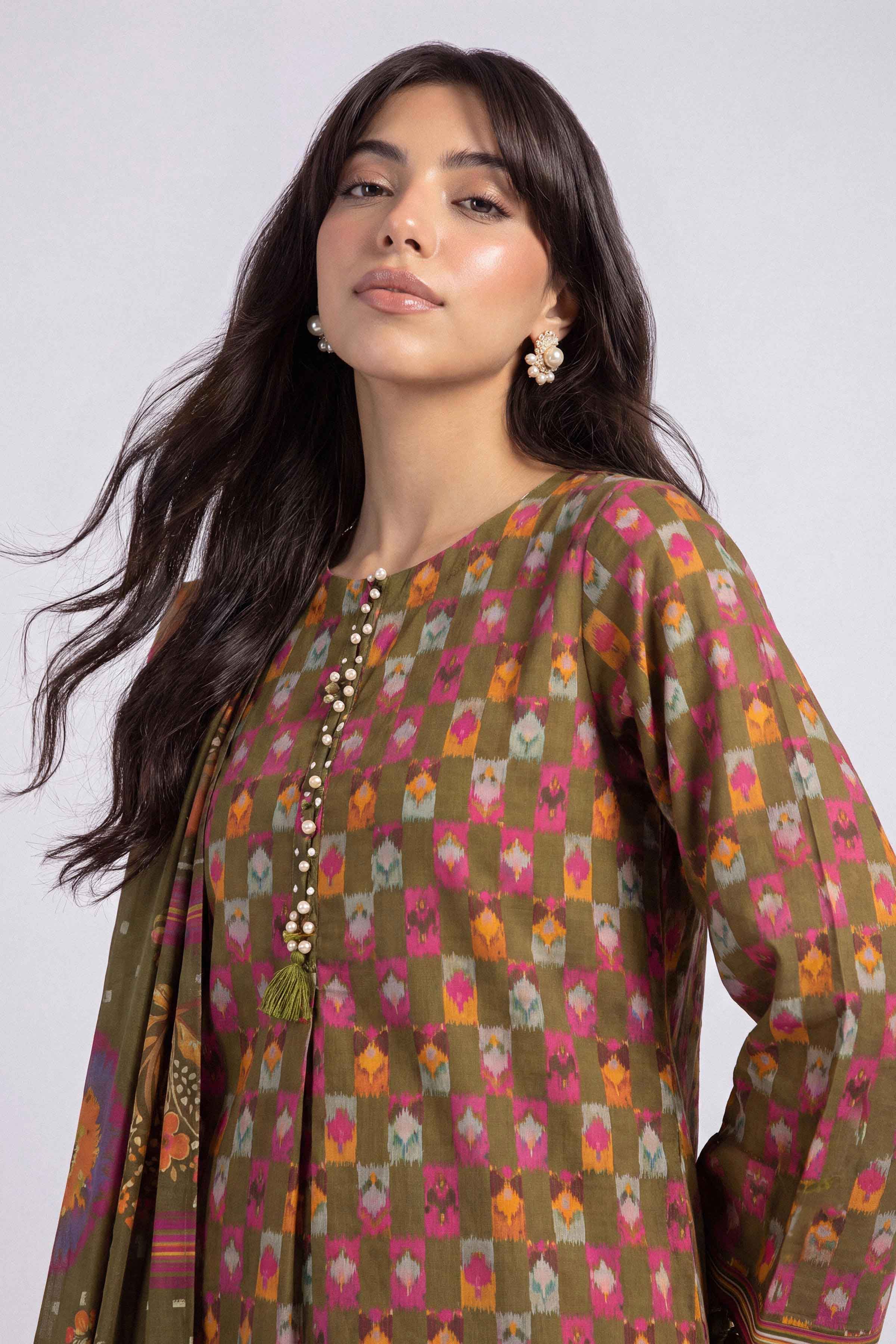 3 Piece - Digital Printed Suit - U3P-NISHA26WV1-10 for Women - Unstitched Collection | Nishat | Shop Online
