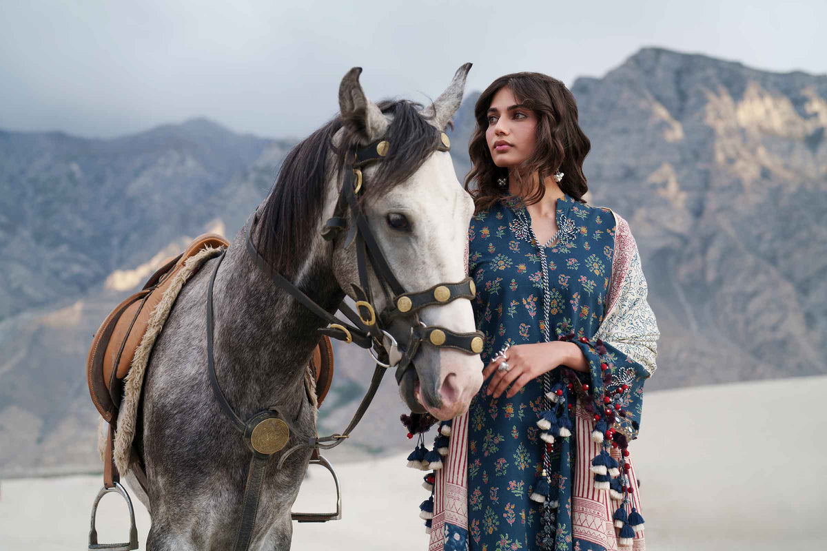 3 Piece - Printed Suit - U3P-NISHA26WV1-101