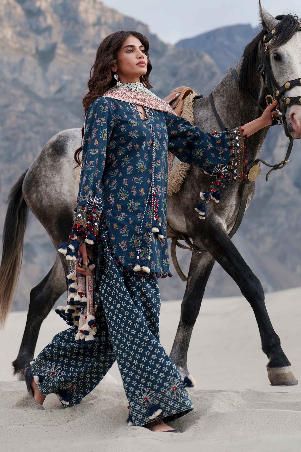 3 Piece - Printed Suit - U3P-NISHA26WV1-101