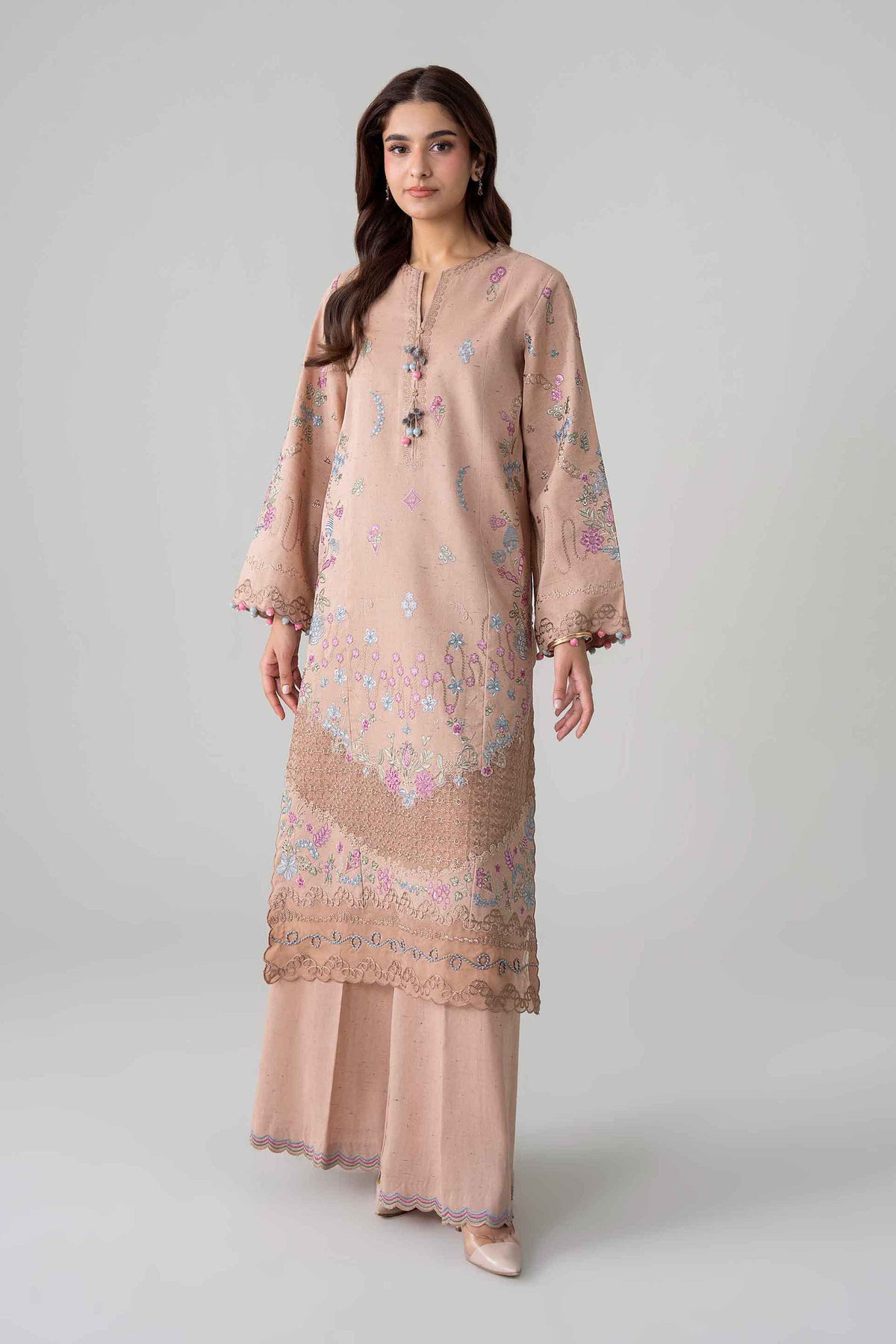 2 Piece - Embroidered Suit - U3P-NISHA26WV1-106