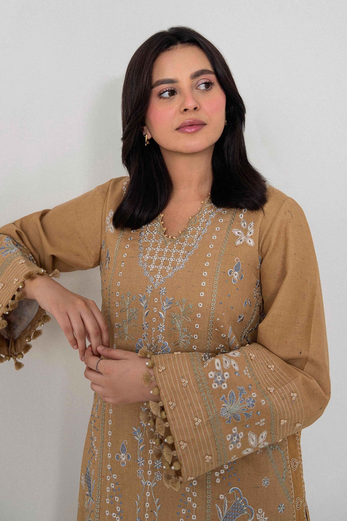 2 Piece - Embroidered Suit - U3P-NISHA26WV1-108