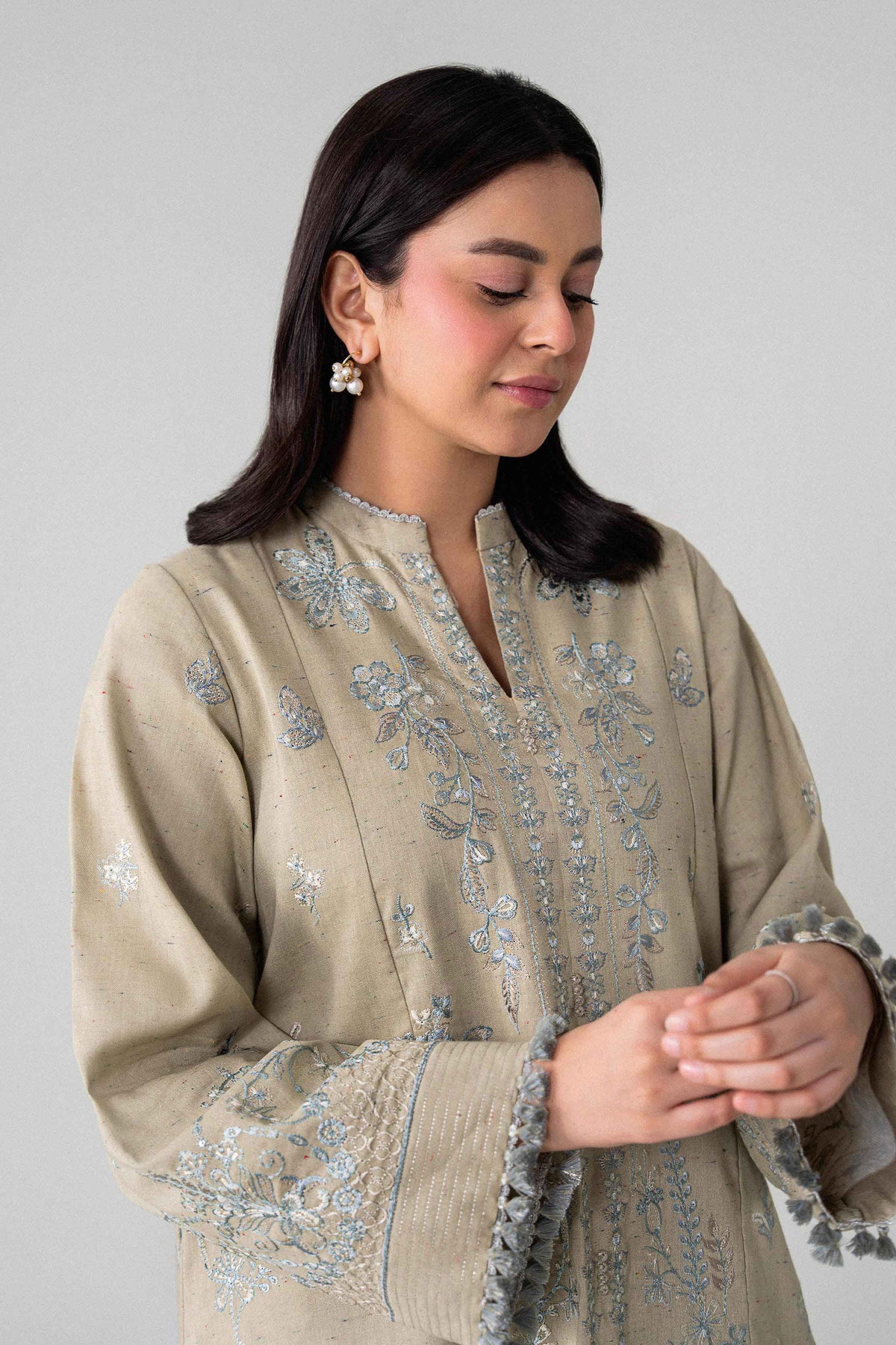 2 Piece - Embroidered Suit - U3P-NISHA26WV1-109