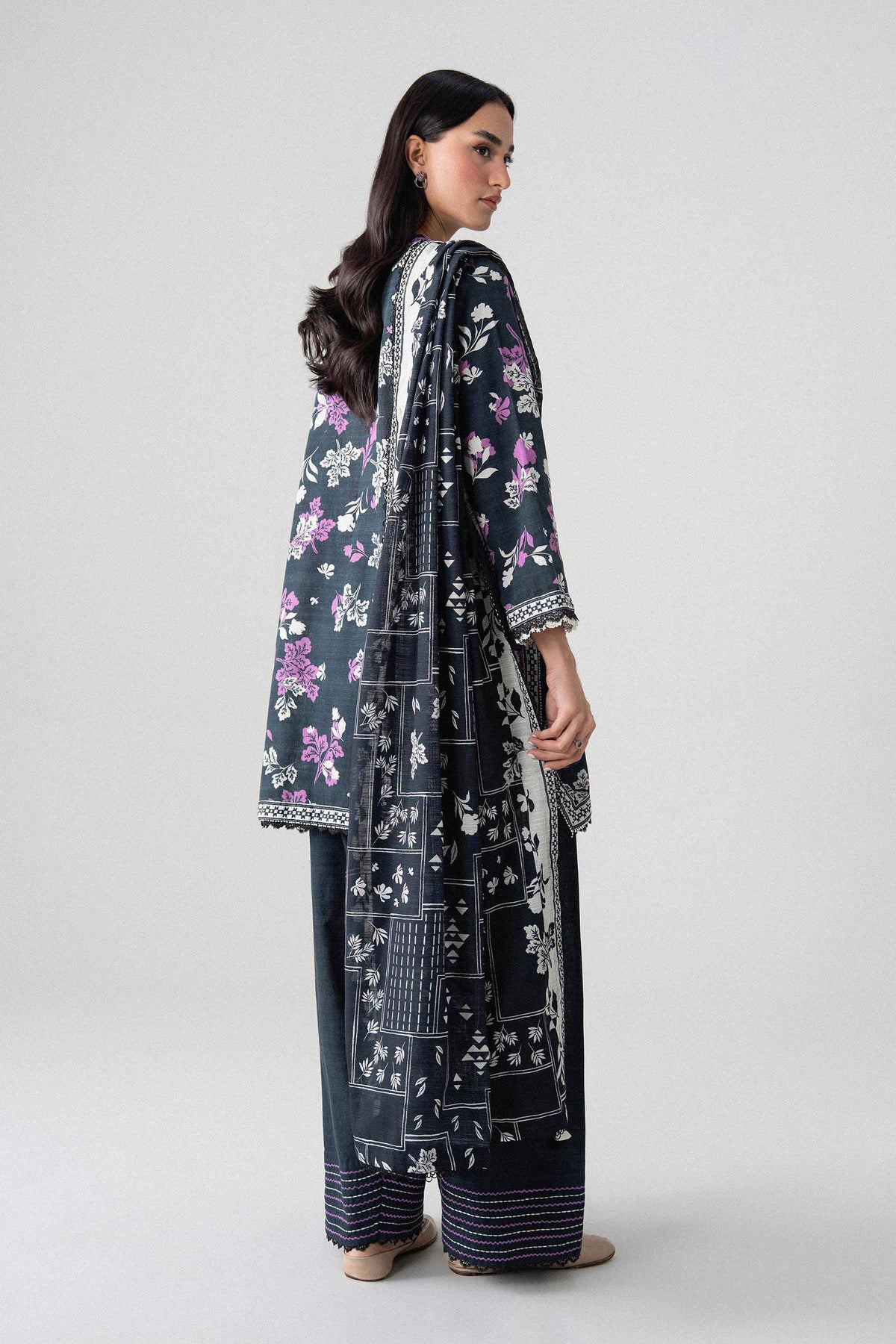 3 Piece - Printed Suit - U3P-NISHA26WV1-21 for Women - Unstitched Collection | Nishat | Shop Online