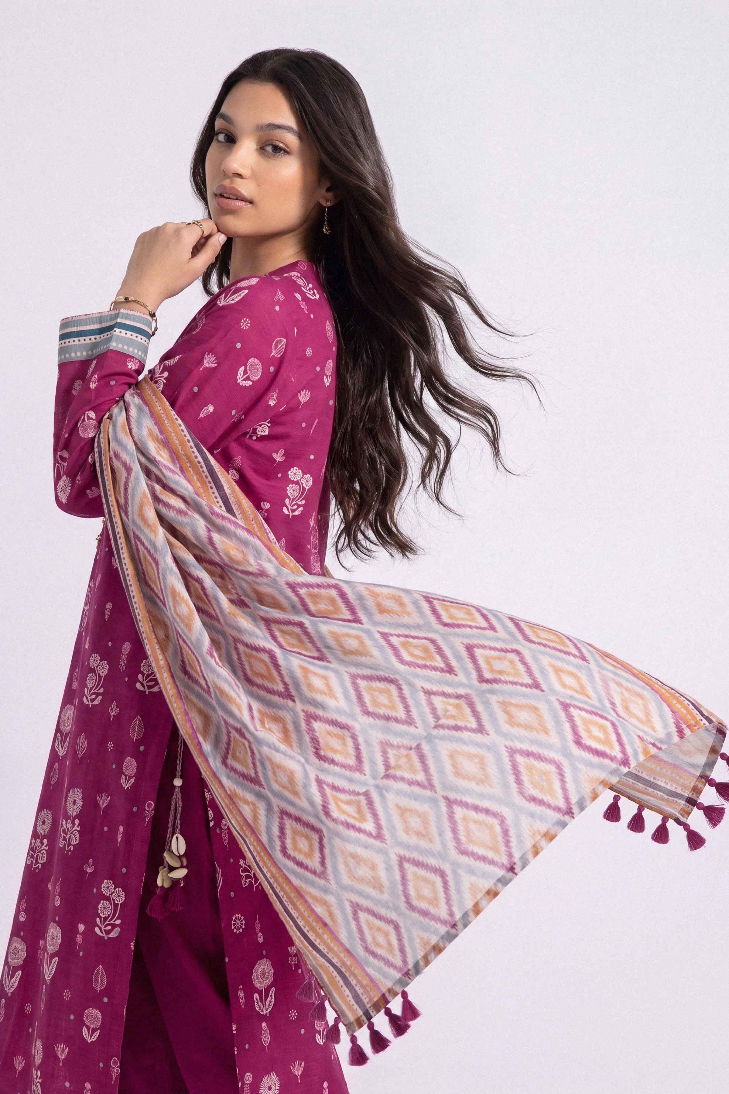 3 Piece - Printed Suit - U3P-NISHA26WV1-26 for Women - Unstitched Collection | Nishat | Shop Online