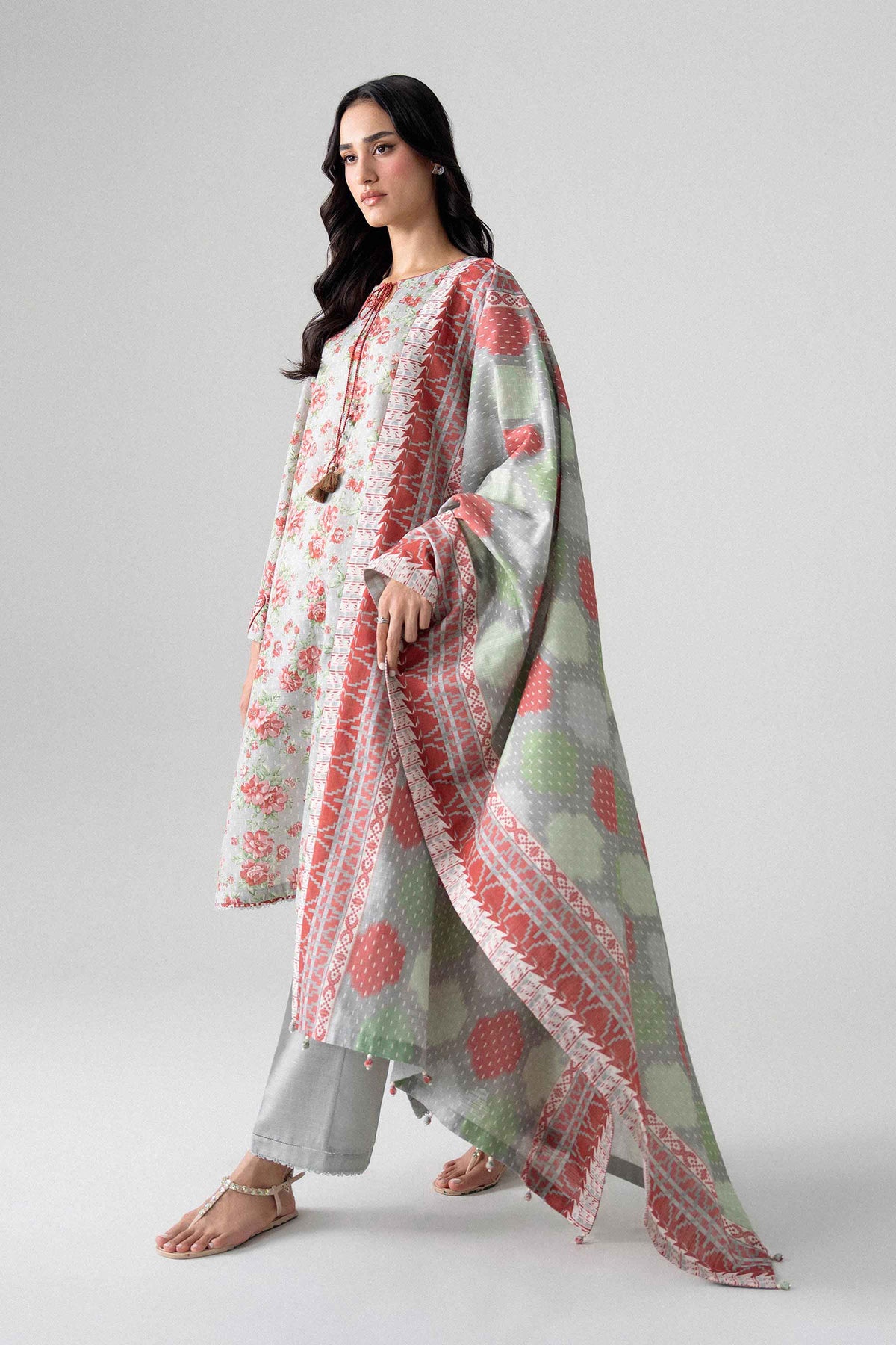3 Piece - Printed Suit - U3P-NISHA26WV1-27 for Women - Unstitched Collection | Nishat | Shop Online