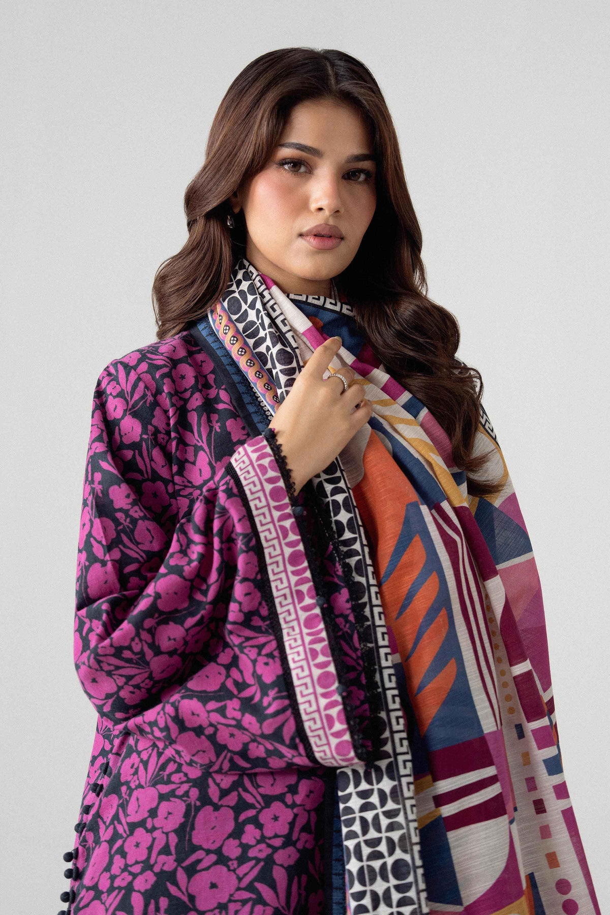 3 Piece - Printed Suit - U3P-NISHA26WV1-28 for Women - Unstitched Collection | Nishat | Shop Online