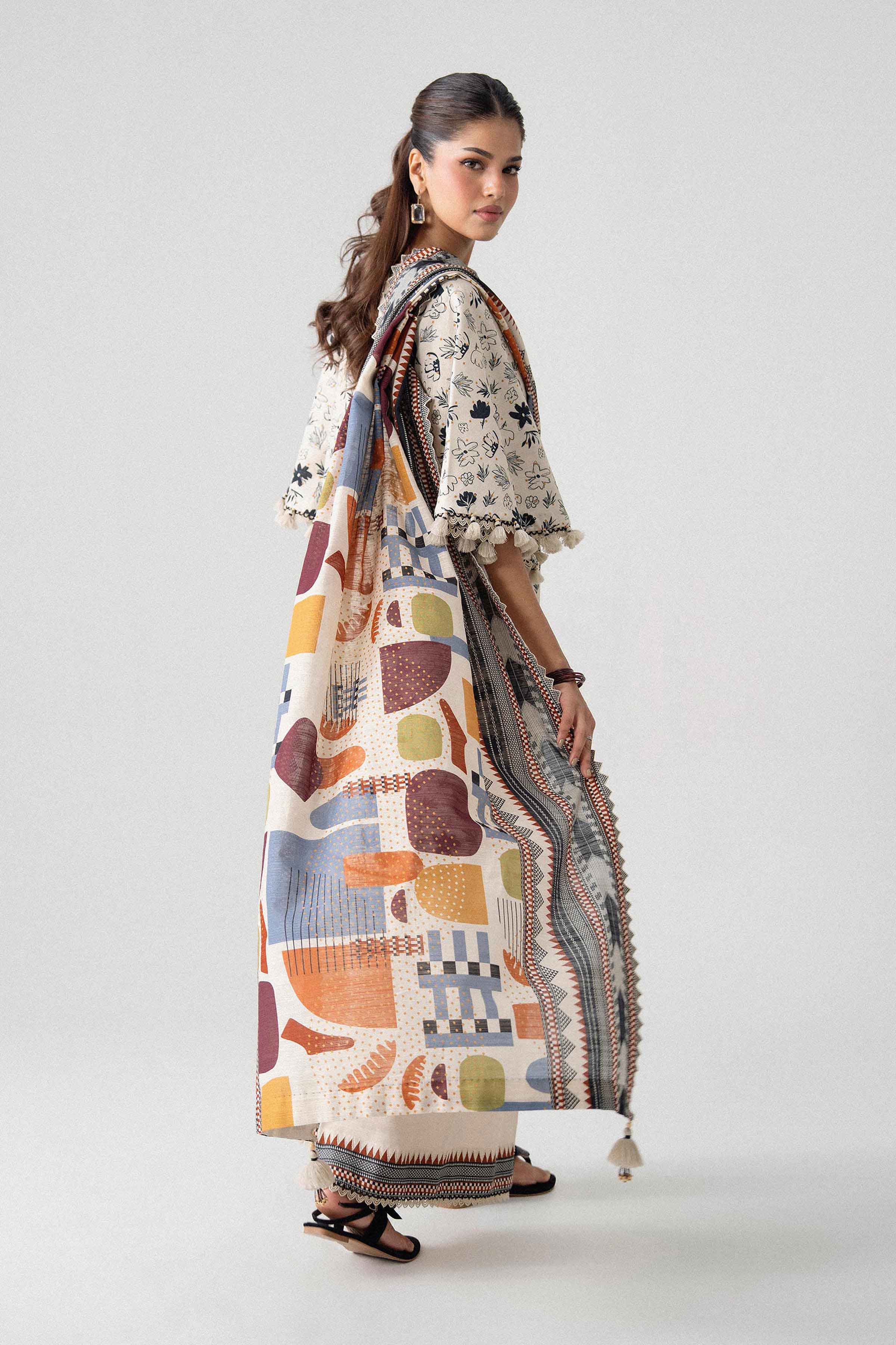 3 Piece - Printed Suit - U3P-NISHA26WV1-29 for Women - Unstitched Collection | Nishat | Shop Online