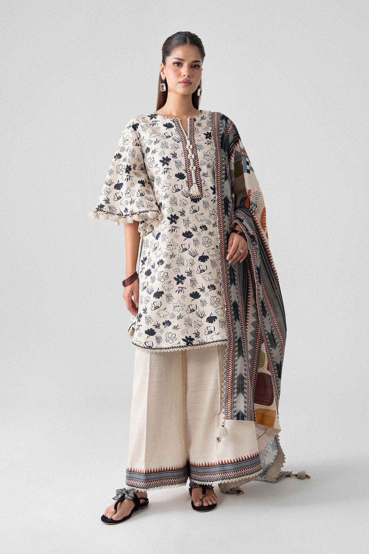 3 Piece - Printed Suit - U3P-NISHA26WV1-29 for Women - Unstitched Collection | Nishat | Shop Online