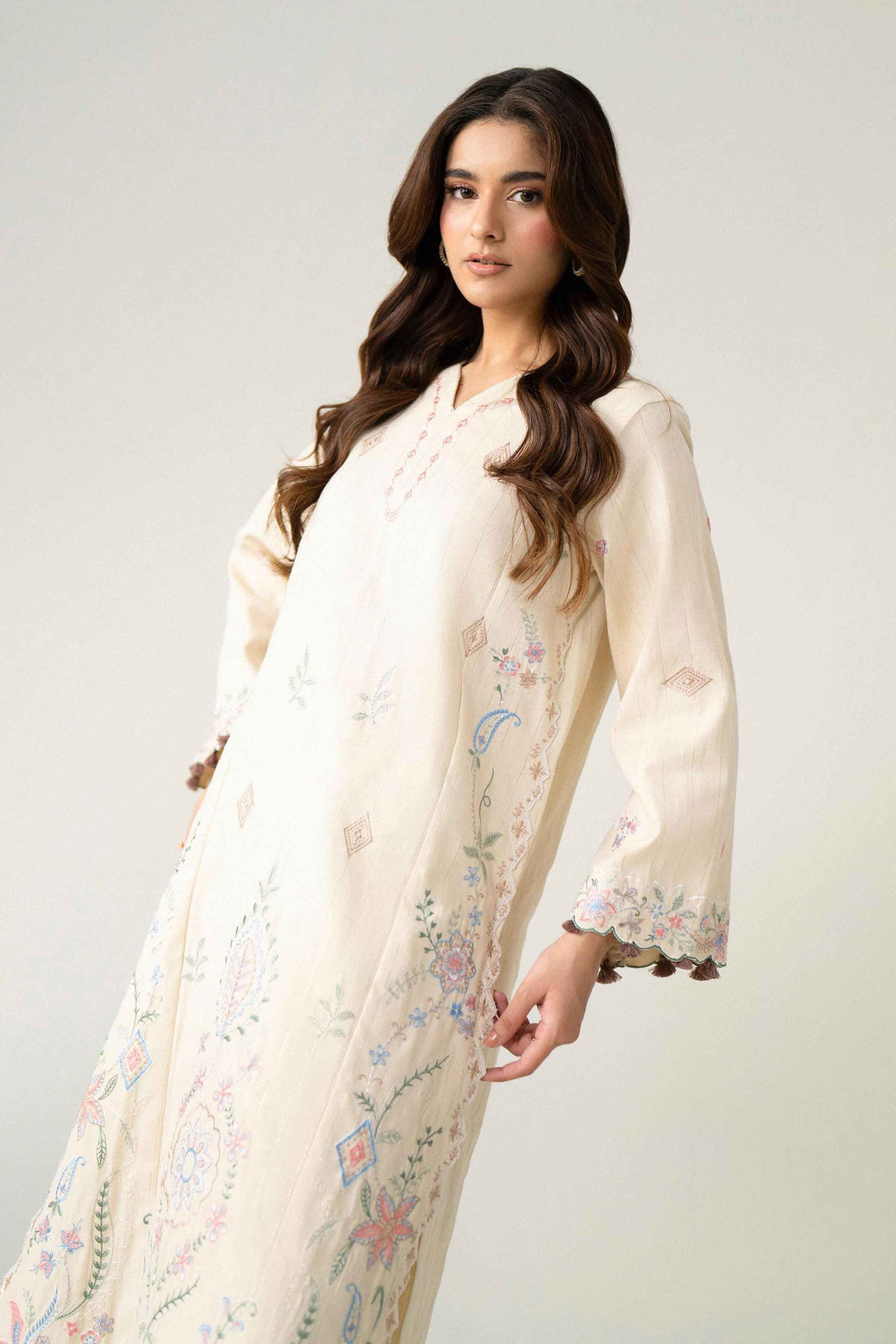 2 Piece - Embroidered Suit - U3P-NISHA26WV1-31