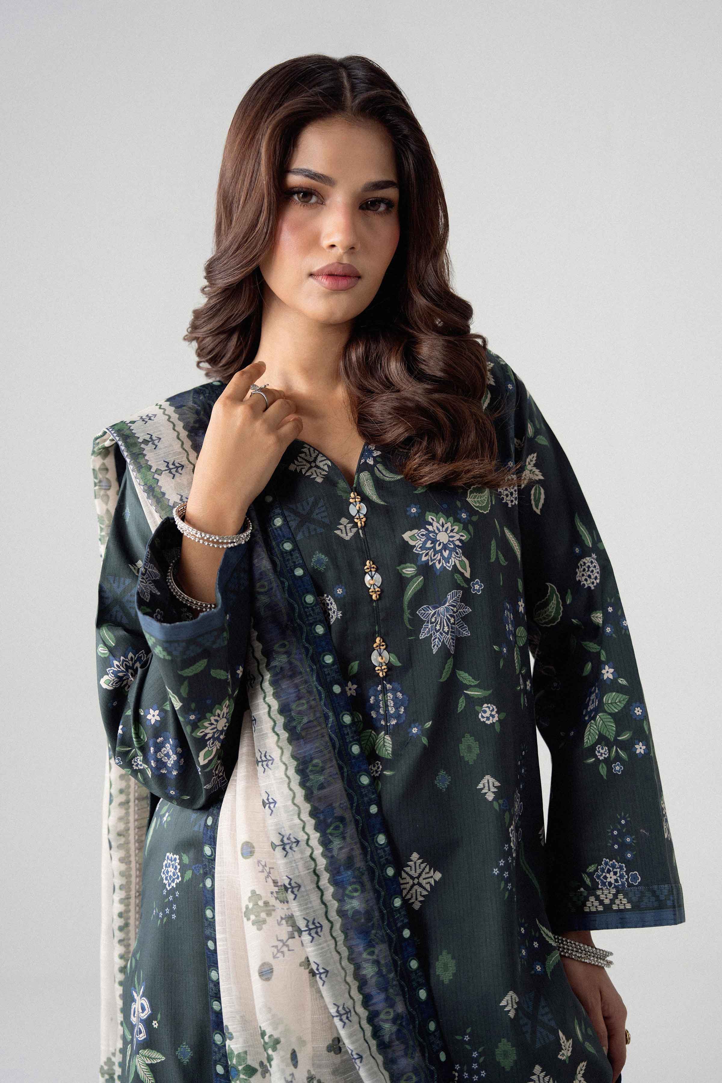 3 Piece - Digital Printed Suit - U3P-NISHA26WV1-39 for Women - Unstitched Collection | Nishat | Shop Online