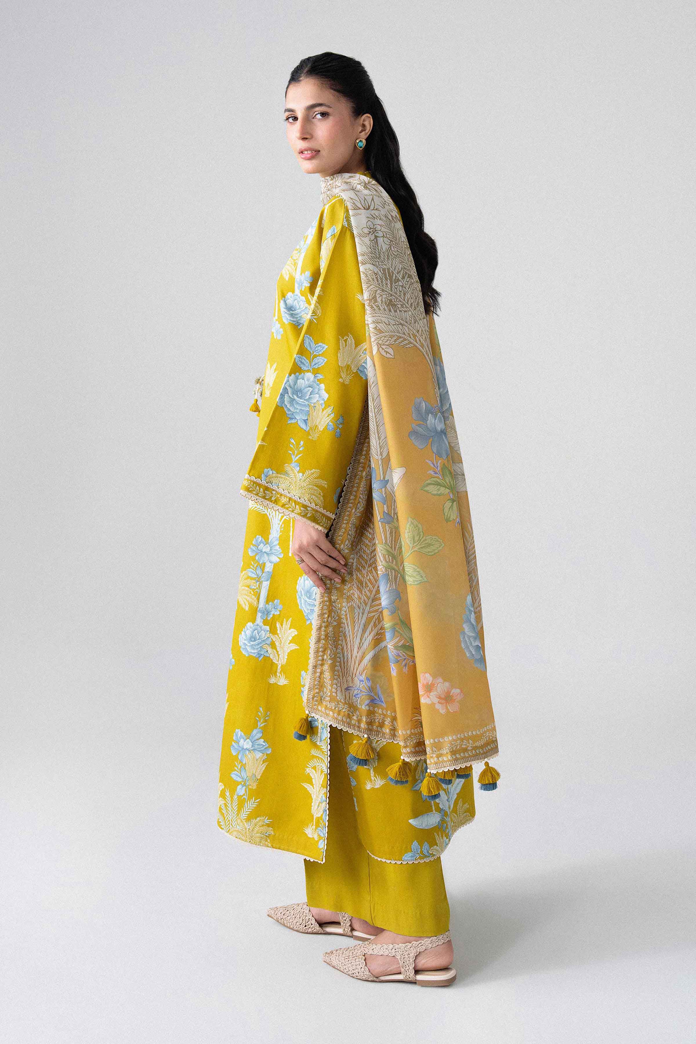 3 Piece - Digital Printed Suit - U3P-NISHA26WV1-4 for Women - Unstitched Collection | Nishat | Shop Online