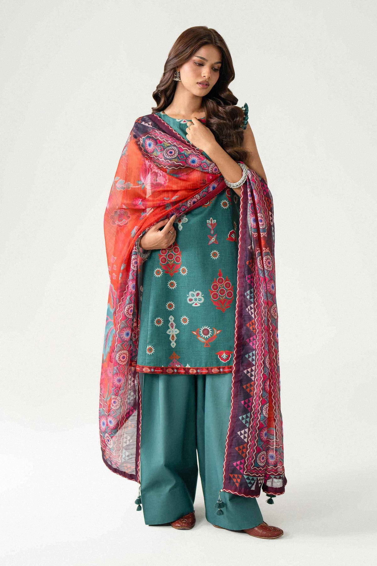 3 Piece - Digital Printed Suit - U3P-NISHA26WV1-43 for Women - Unstitched Collection | Nishat | Shop Online