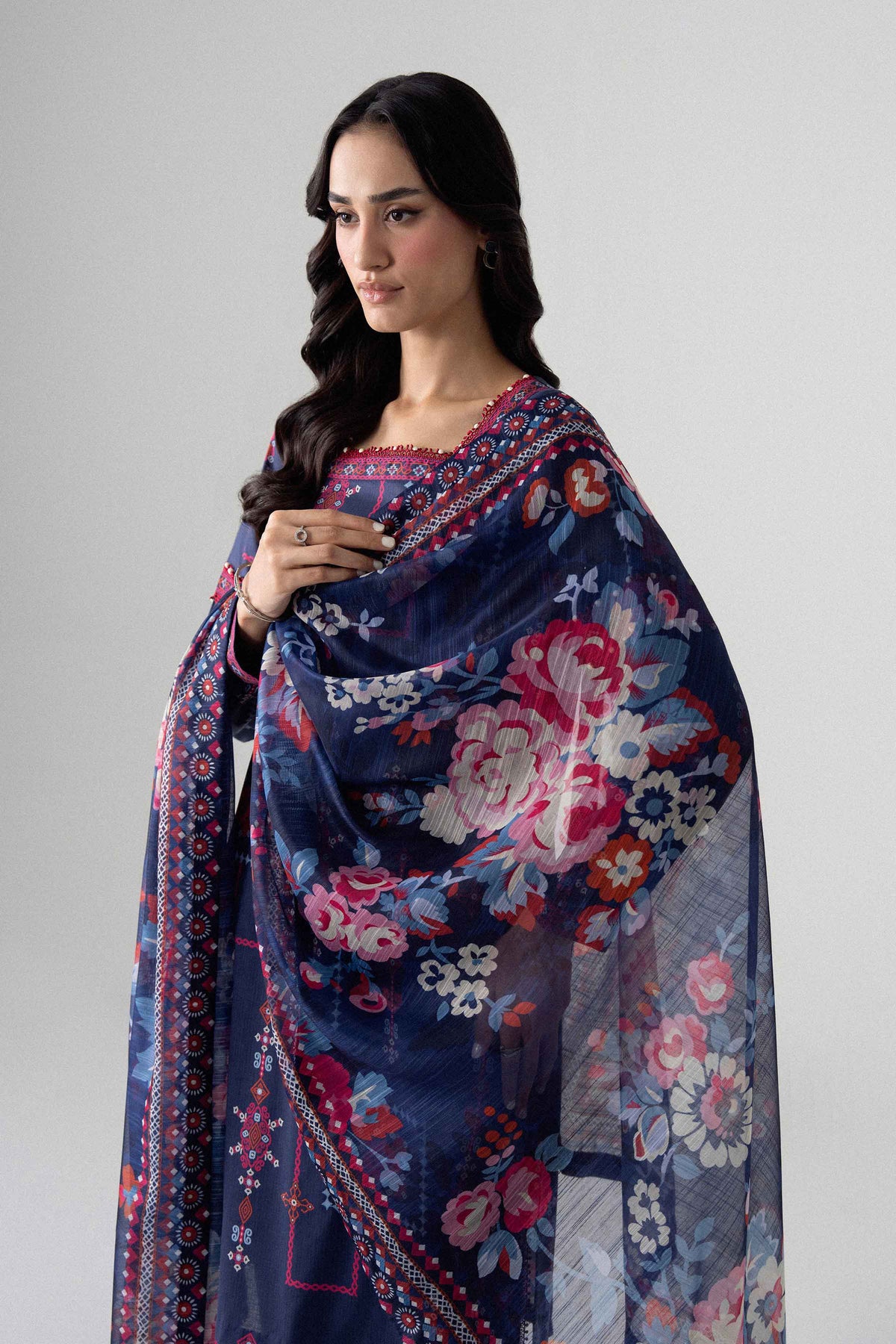 3 Piece - Digital Printed Suit - U3P-NISHA26WV1-44 for Women - Unstitched Collection | Nishat | Shop Online
