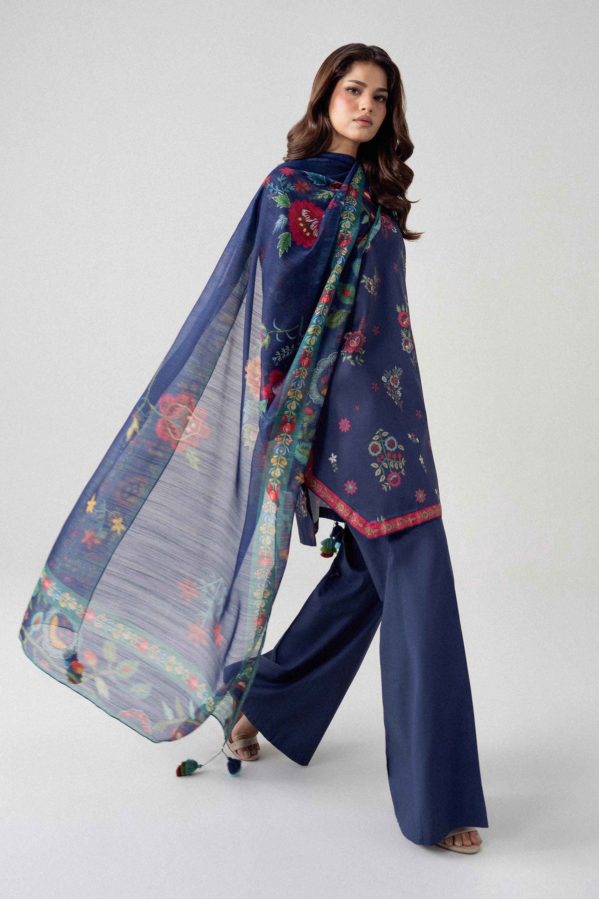 3 Piece - Digital Printed Suit - U3P-NISHA26WV1-46 for Women - Unstitched Collection | Nishat | Shop Online