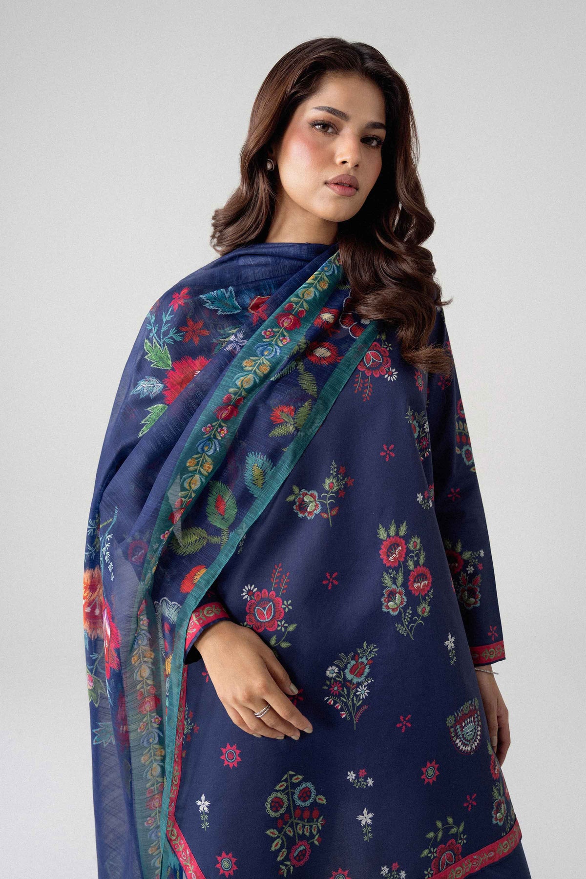 3 Piece - Digital Printed Suit - U3P-NISHA26WV1-46 for Women - Unstitched Collection | Nishat | Shop Online