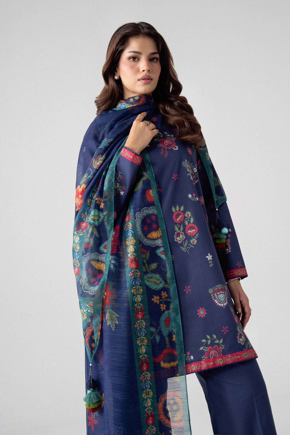 3 Piece - Digital Printed Suit - U3P-NISHA26WV1-46 for Women - Unstitched Collection | Nishat | Shop Online