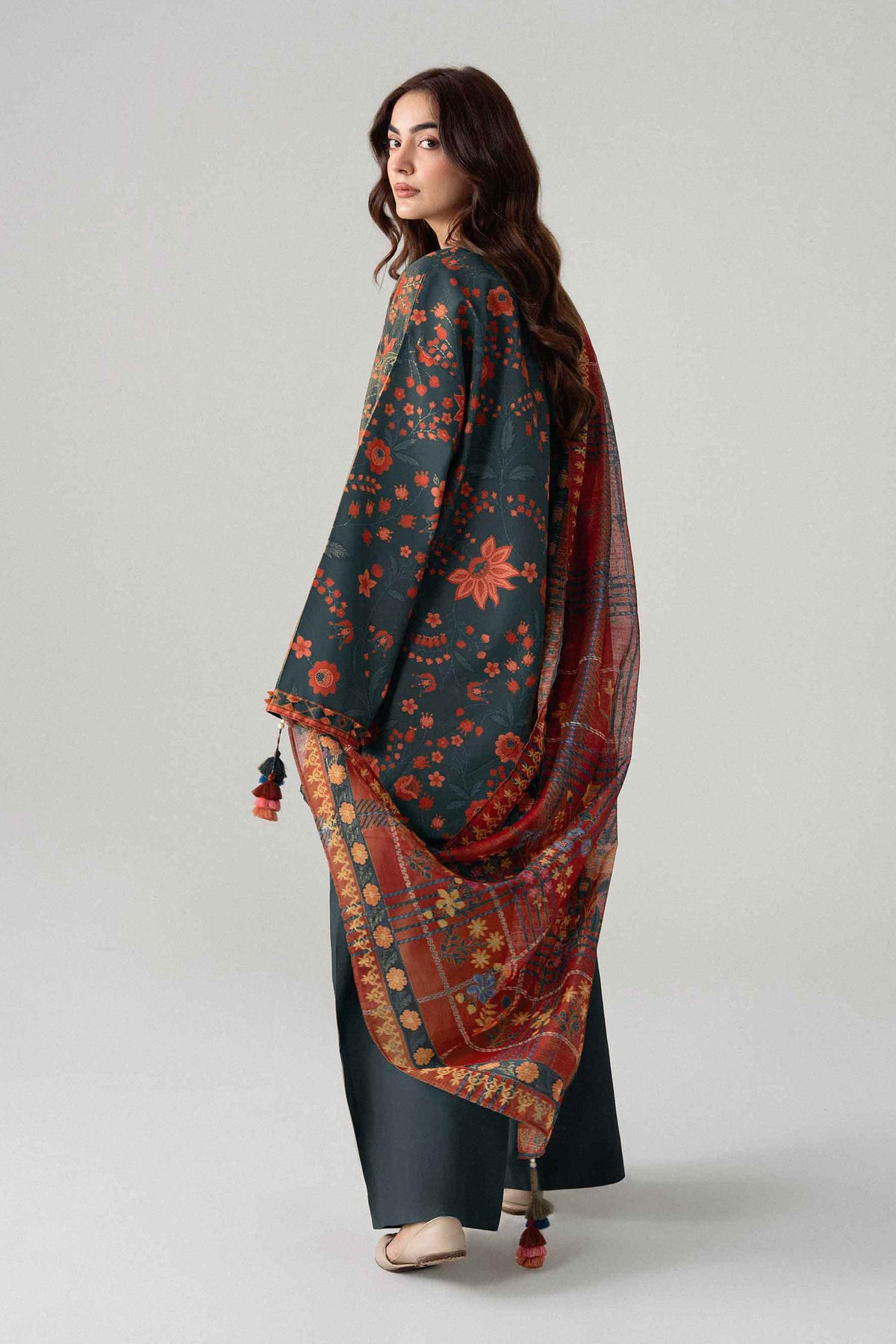 3 Piece - Digital Printed Suit - U3P-NISHA26WV1-49 for Women - Unstitched Collection | Nishat | Shop Online