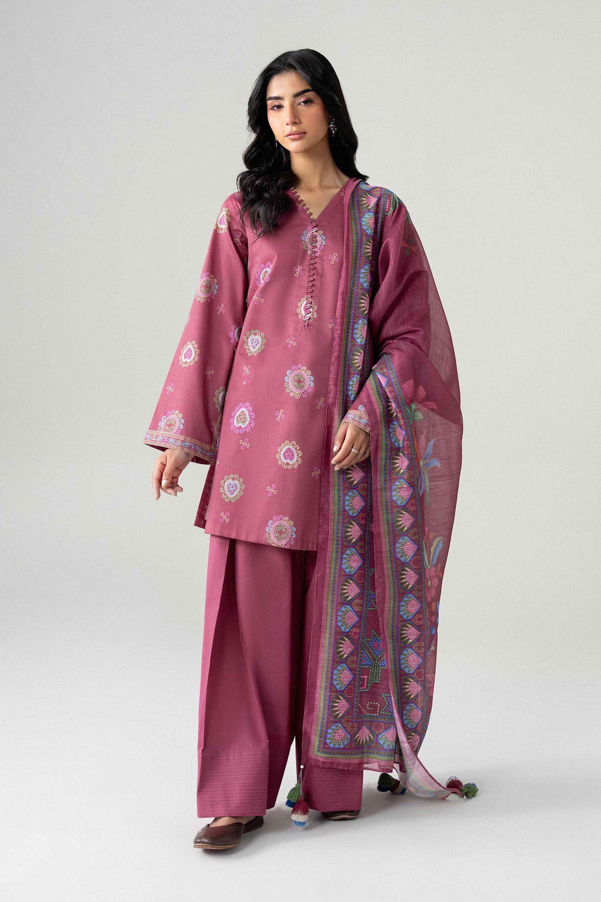 3 Piece - Digital Printed Suit - U3P-NISHA26WV1-57 for Women - Unstitched Collection | Nishat | Shop Online