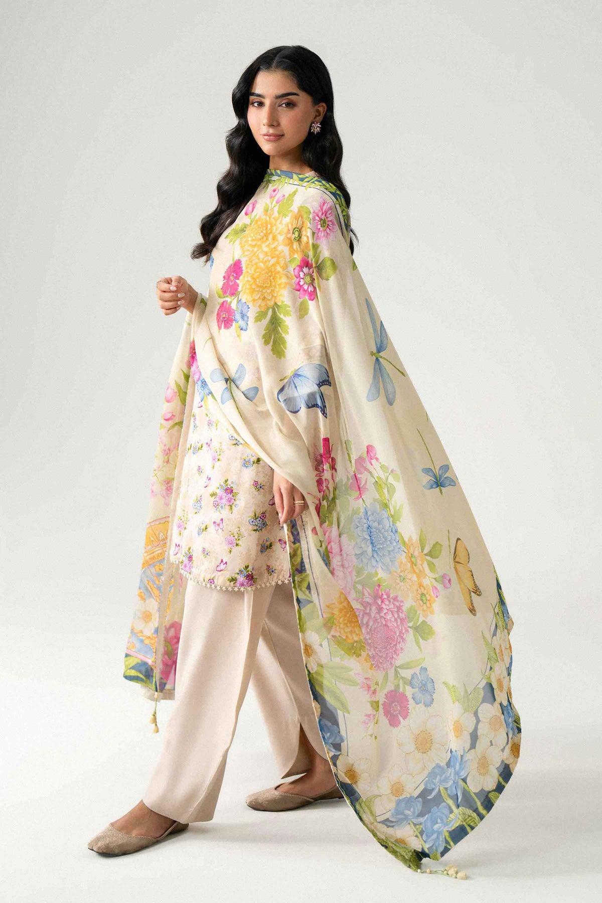 3 Piece - Digital Printed Suit - U3P-NISHA26WV1-6 for Women - Unstitched Collection | Nishat | Shop Online