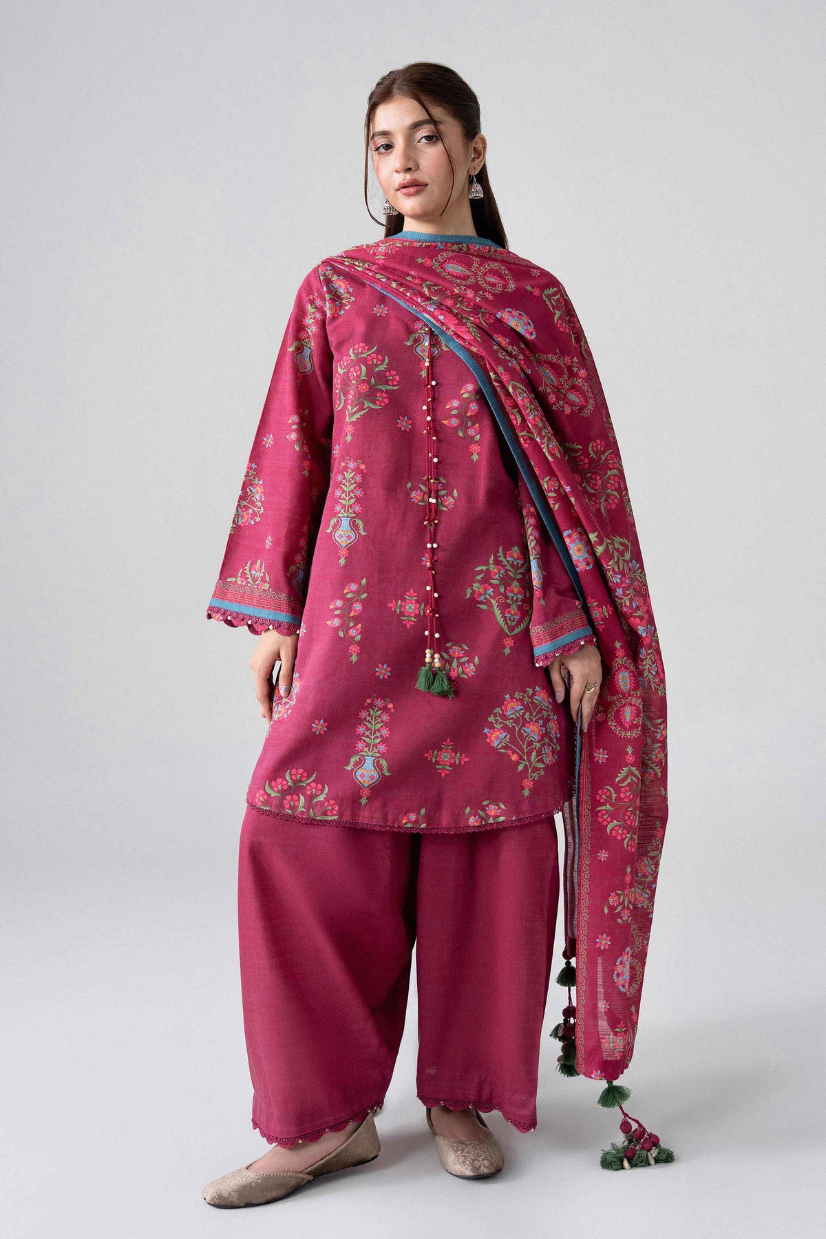 3 Piece - Printed Suit - U3P-NISHA26WV1-62 for Women - Unstitched Collection | Nishat | Shop Online