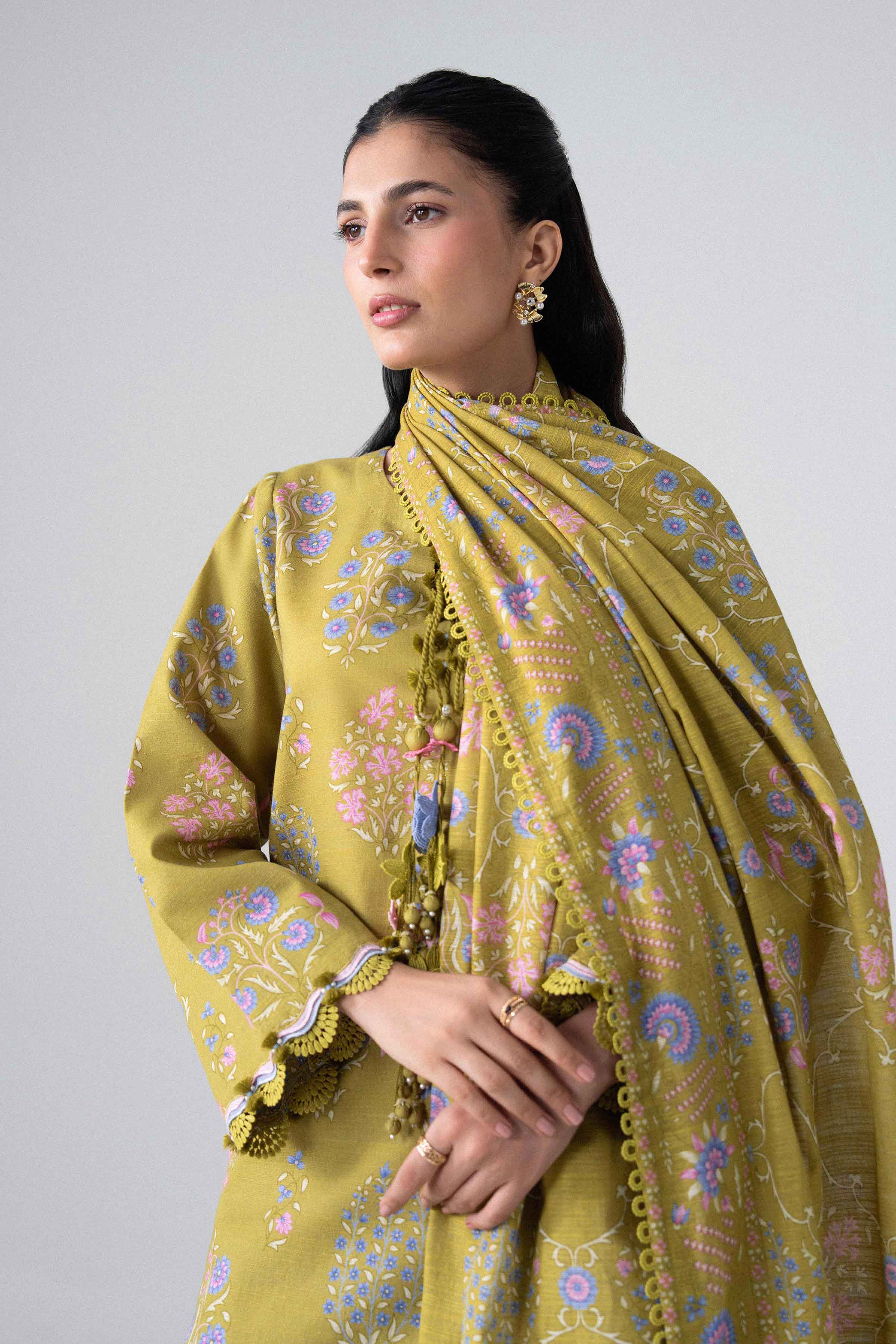 3 Piece - Printed Suit - U3P-NISHA26WV1-63 for Women - Unstitched Collection | Nishat | Shop Online
