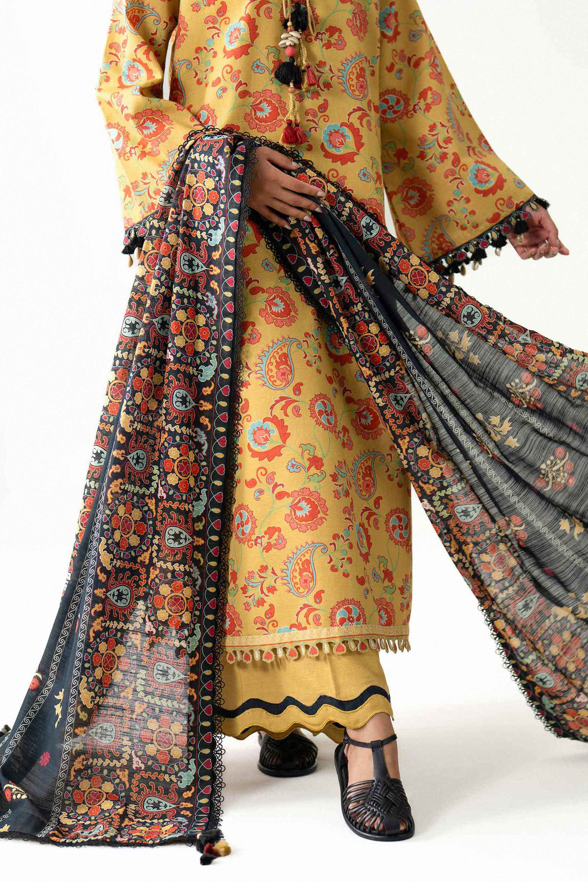 3 Piece - Printed Suit - U3P-NISHA26WV1-64 for Women - Unstitched Collection | Nishat | Shop Online
