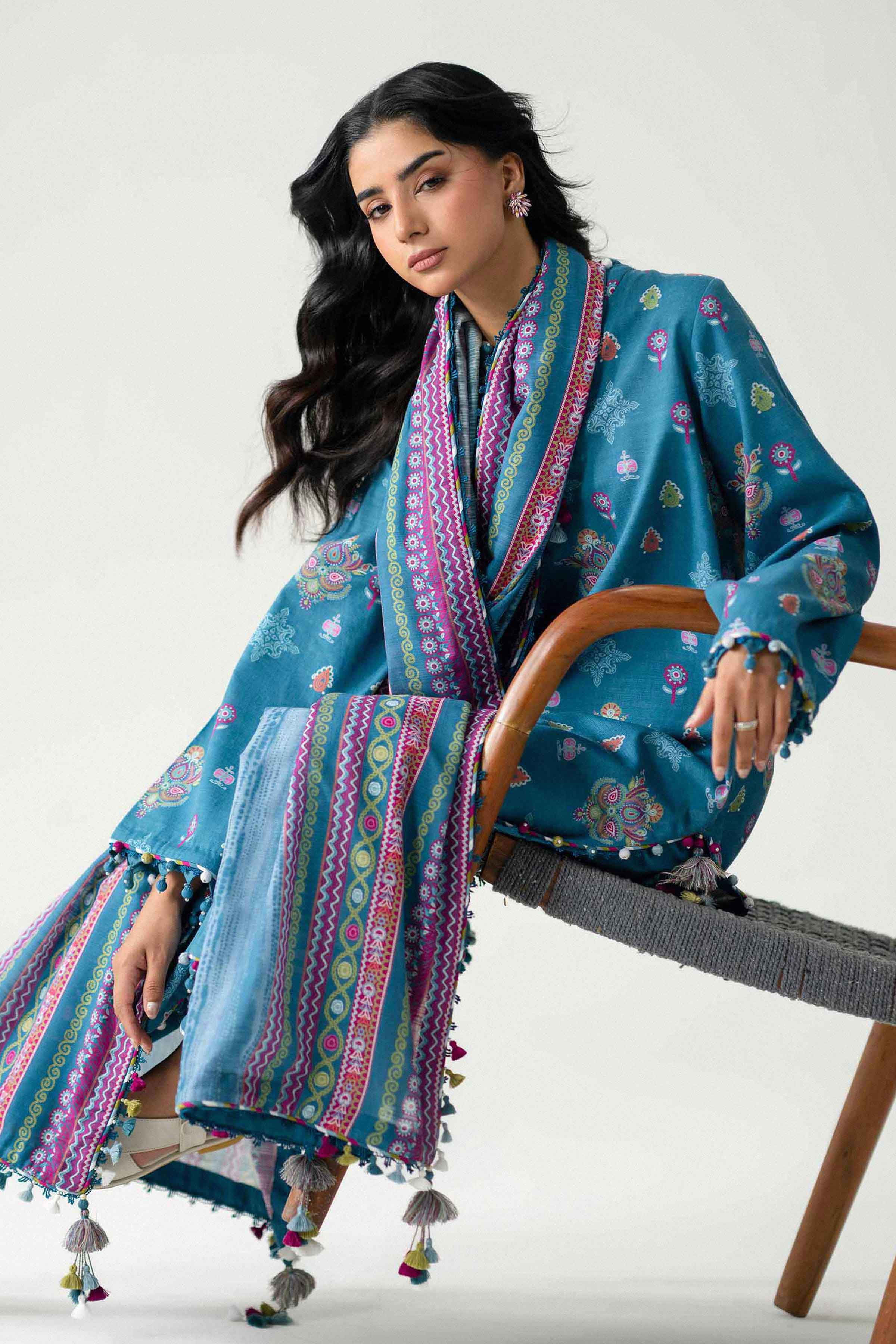 3 Piece - Printed Suit - U3P-NISHA26WV1-66 for Women - Unstitched Collection | Nishat | Shop Online
