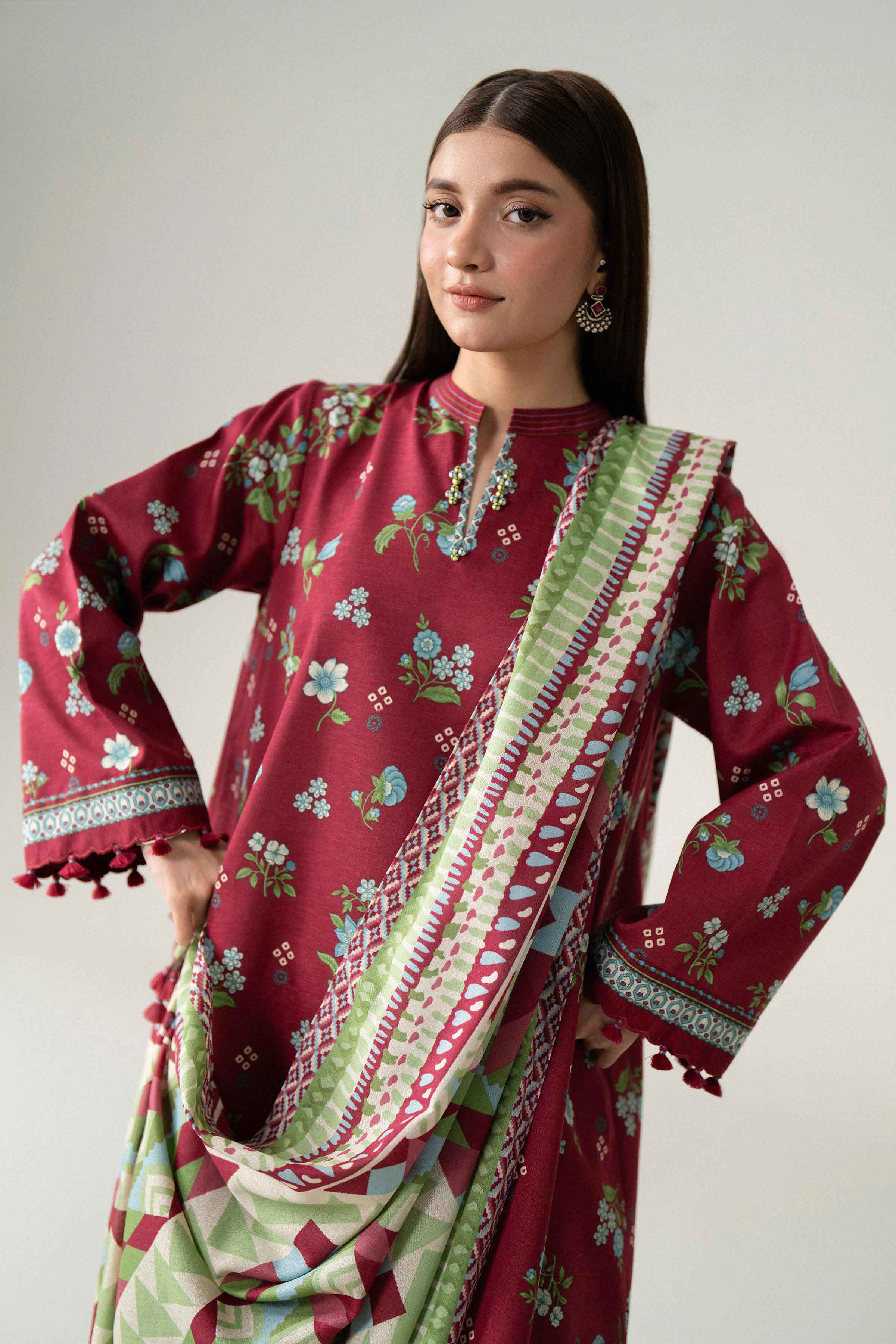 3 Piece - Printed Suit - U3P-NISHA26WV1-68 for Women - Unstitched Collection | Nishat | Shop Online