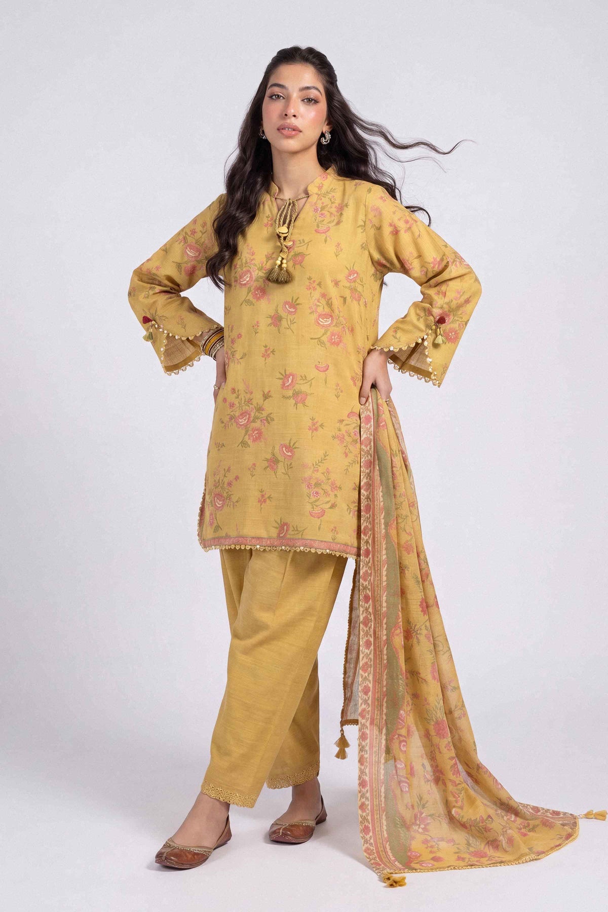 3 Piece - Printed Suit - U3P-NISHA26WV1-84