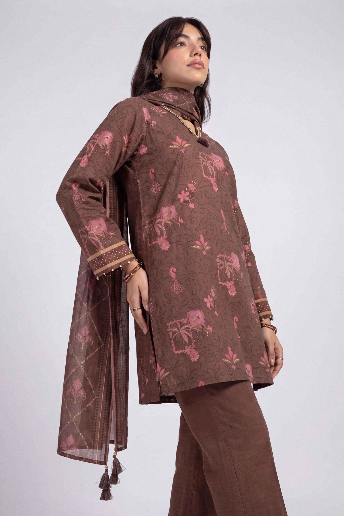 3 Piece - Printed Suit - U3P-NISHA26WV1-85