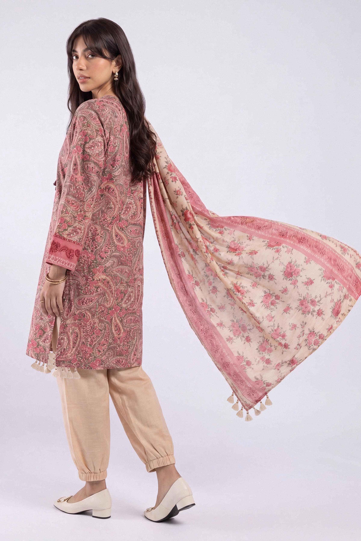 3 Piece - Printed Suit - U3P-NISHA26WV1-87