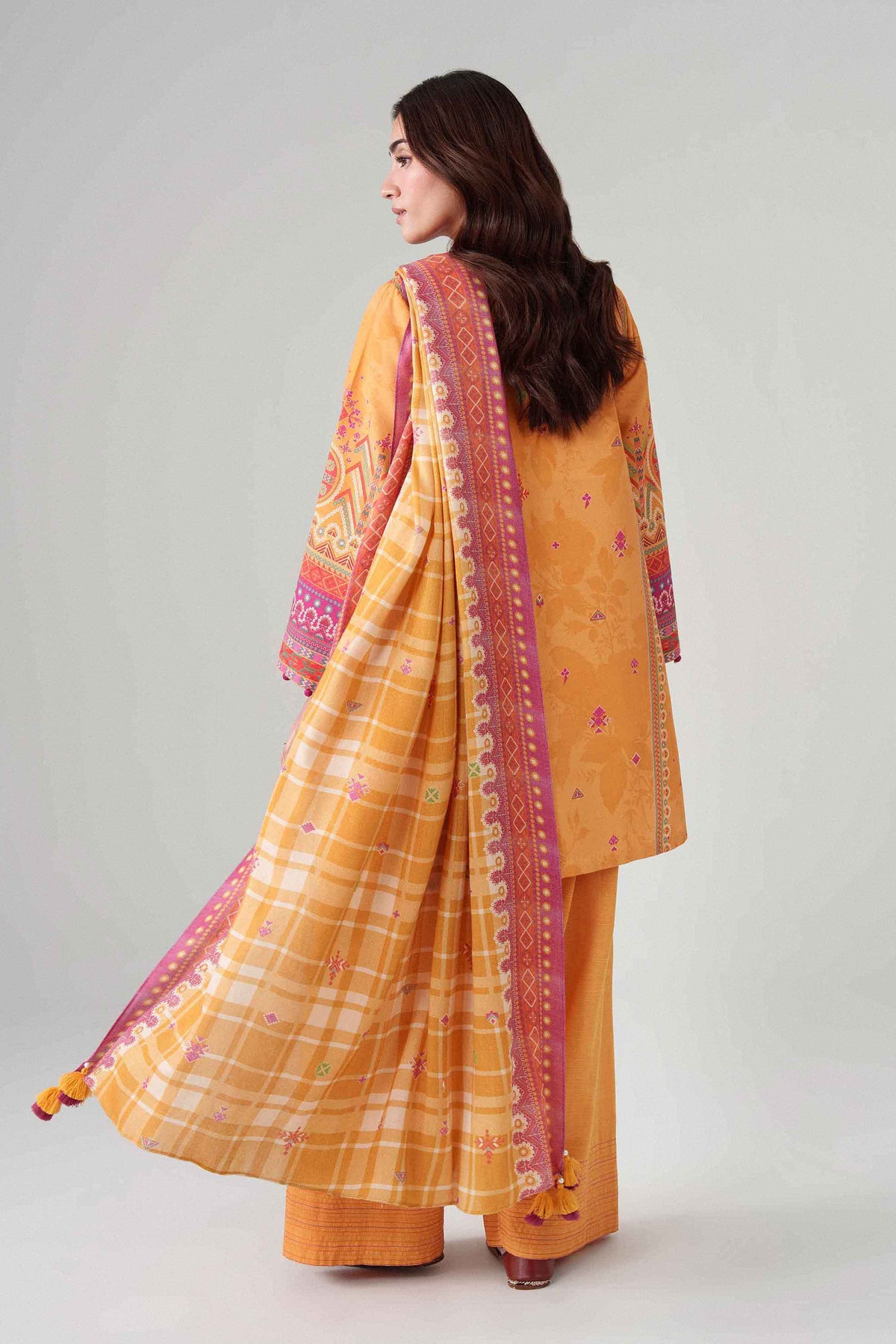 3 Piece - Digital Printed Suit - U3P-NISHA26WV1-96