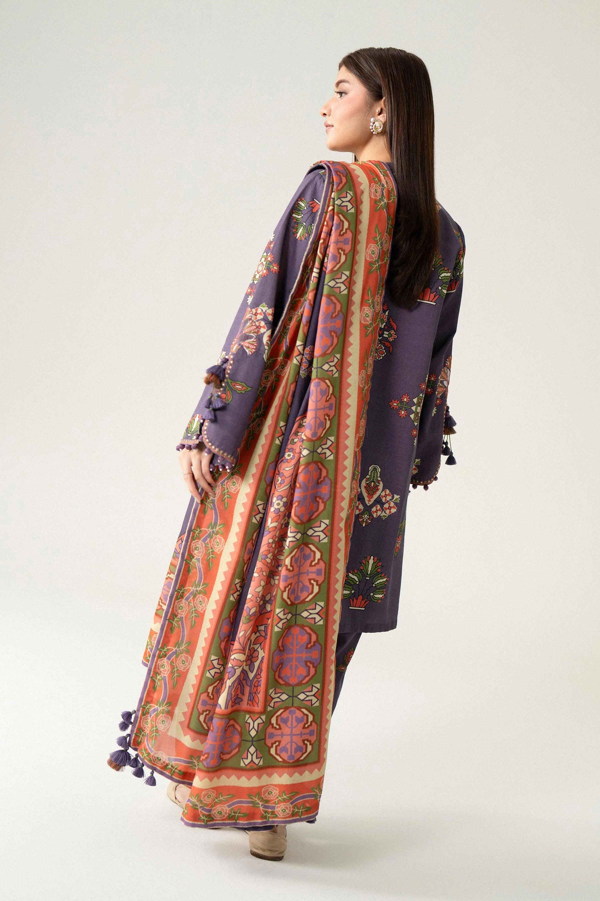 3 Piece - Printed Embroidered Suit - U3PE-NISHA26WV1-130