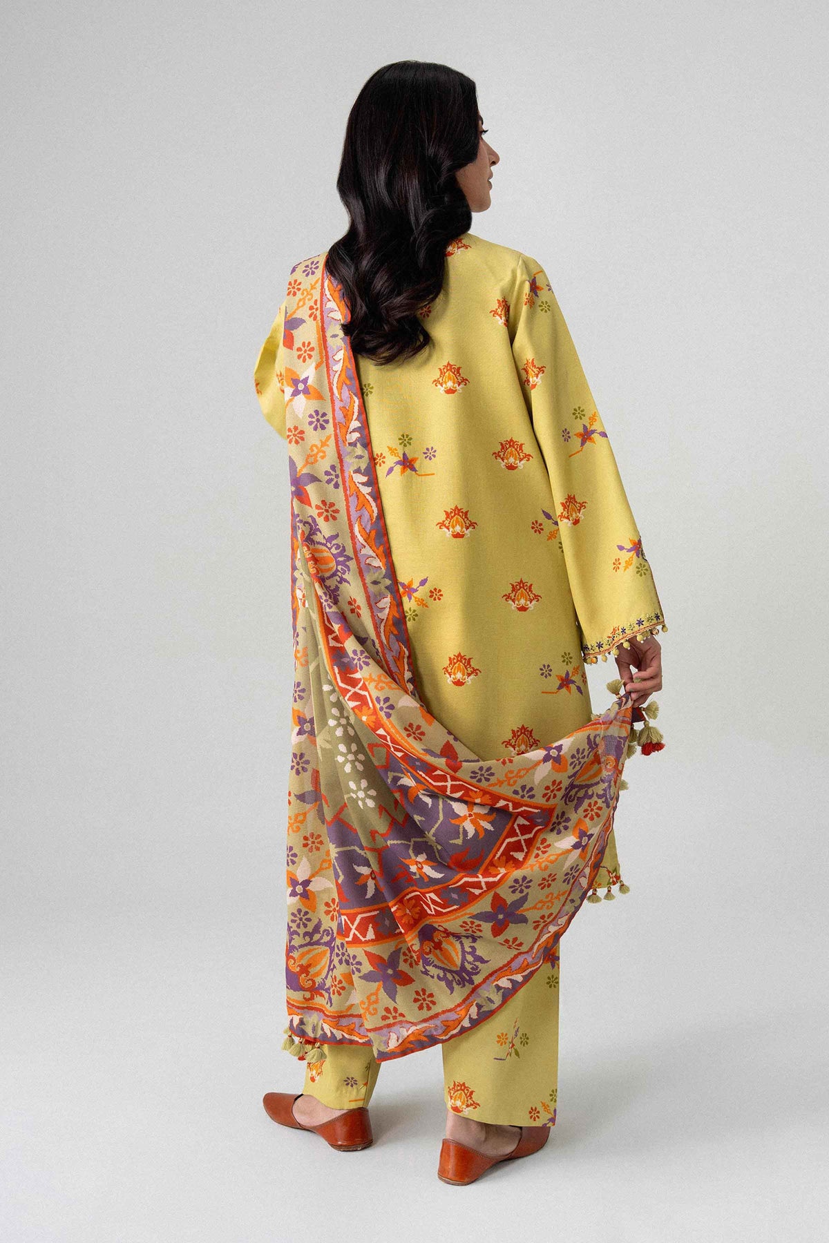 3 Piece - Printed Embroidered Suit - U3PE-NISHA26WV1-131
