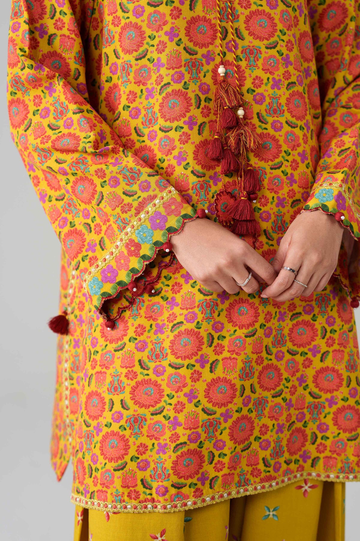3 Piece - Printed Embroidered Suit - U3PE-NISHA26WV1-132