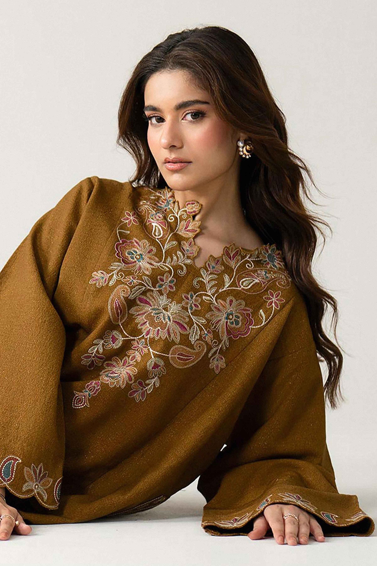 2 Piece - Embroidered Suit - U3PE-NISHA26WV1-149