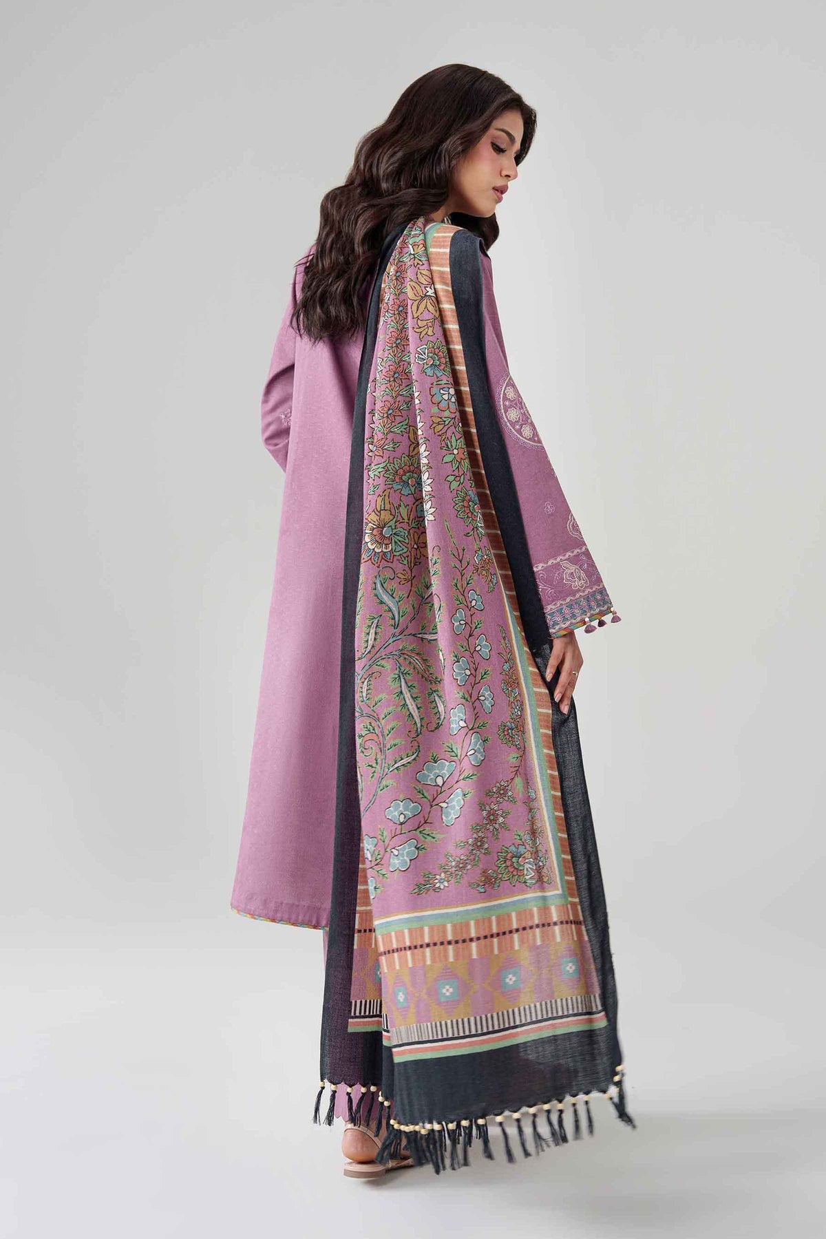 3 Piece - Printed Embroidered Suit - U3PE-NISHA26WV1-197