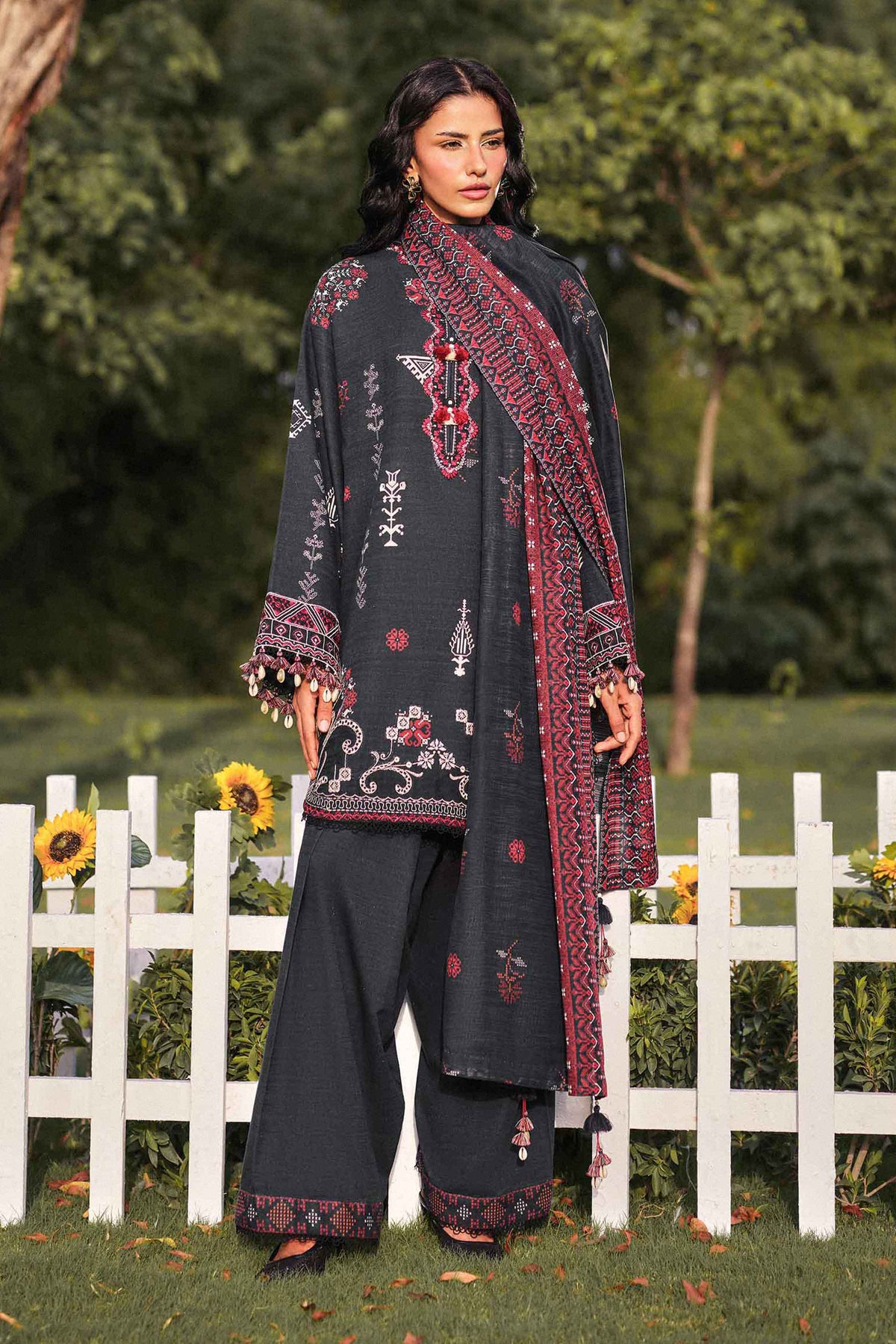 3 Piece - Printed Embroidered Suit - U3PE-NISHA26WV1-20 for Women - Unstitched Collection | Nishat | Shop Online