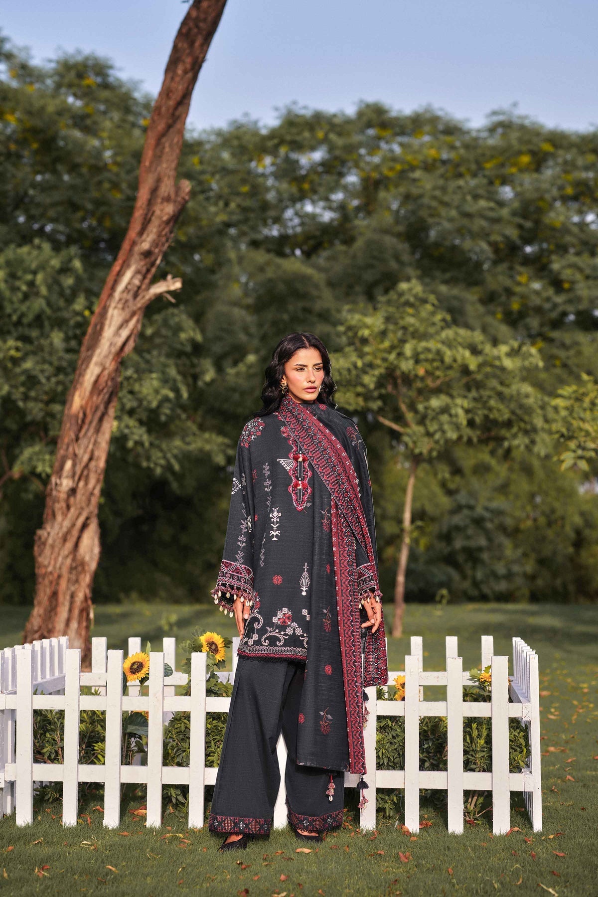 3 Piece - Printed Embroidered Suit - U3PE-NISHA26WV1-20 for Women - Unstitched Collection | Nishat | Shop Online