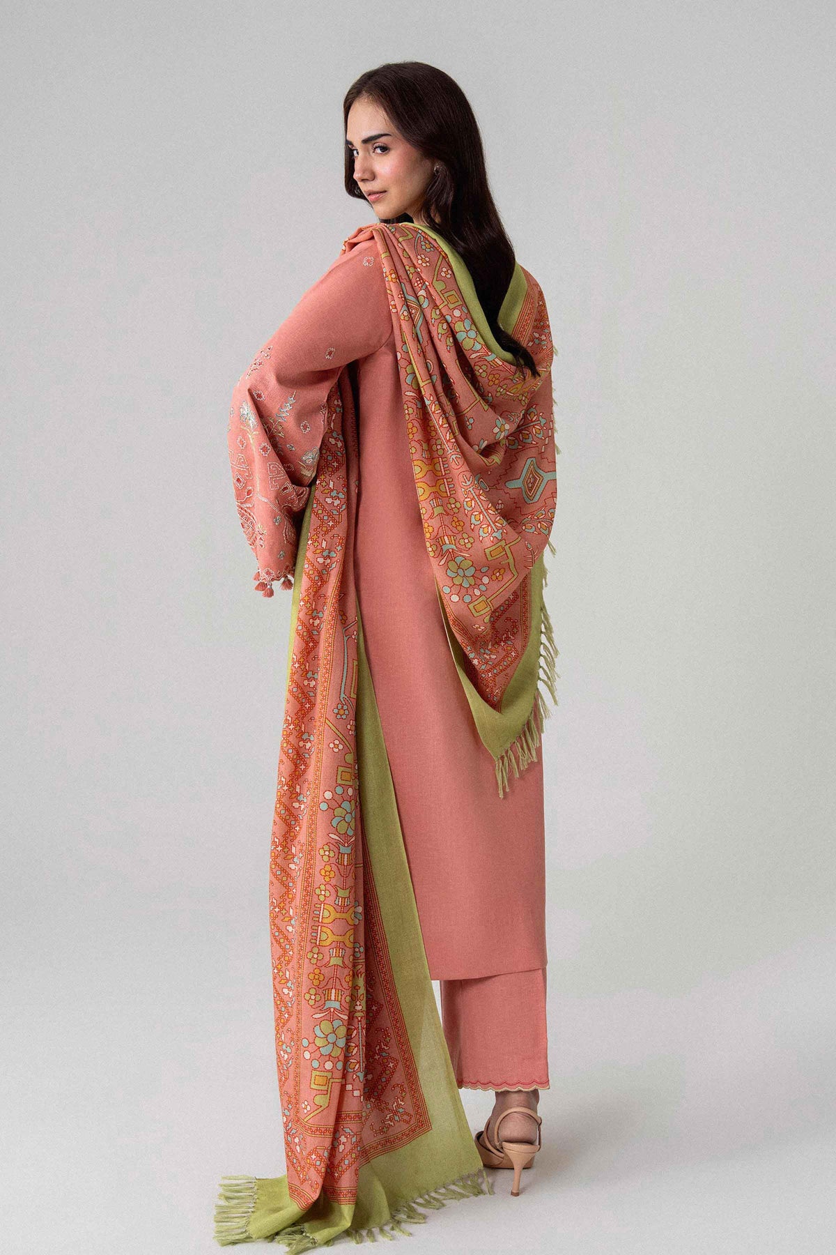3 Piece - Printed Embroidered Suit - U3PE-NISHA26WV1-202