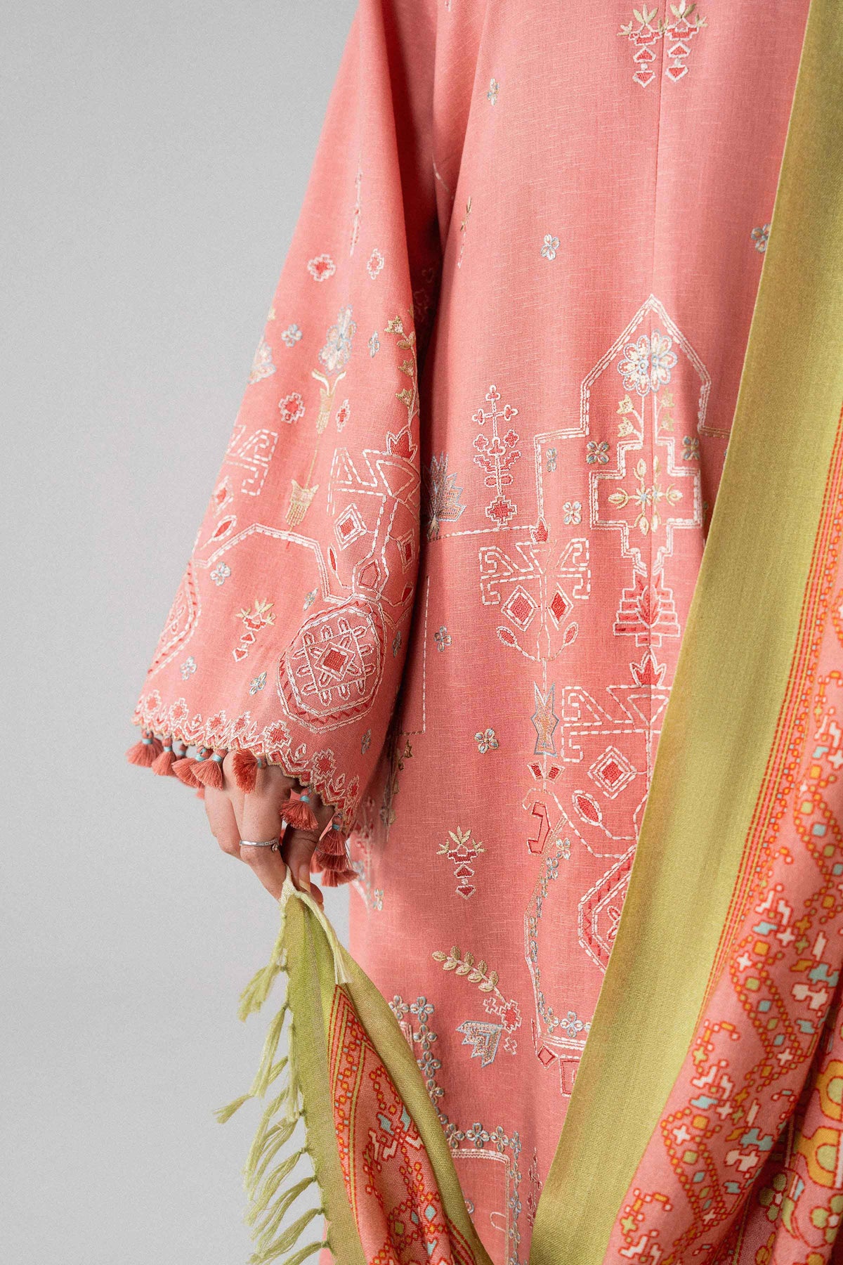3 Piece - Printed Embroidered Suit - U3PE-NISHA26WV1-202