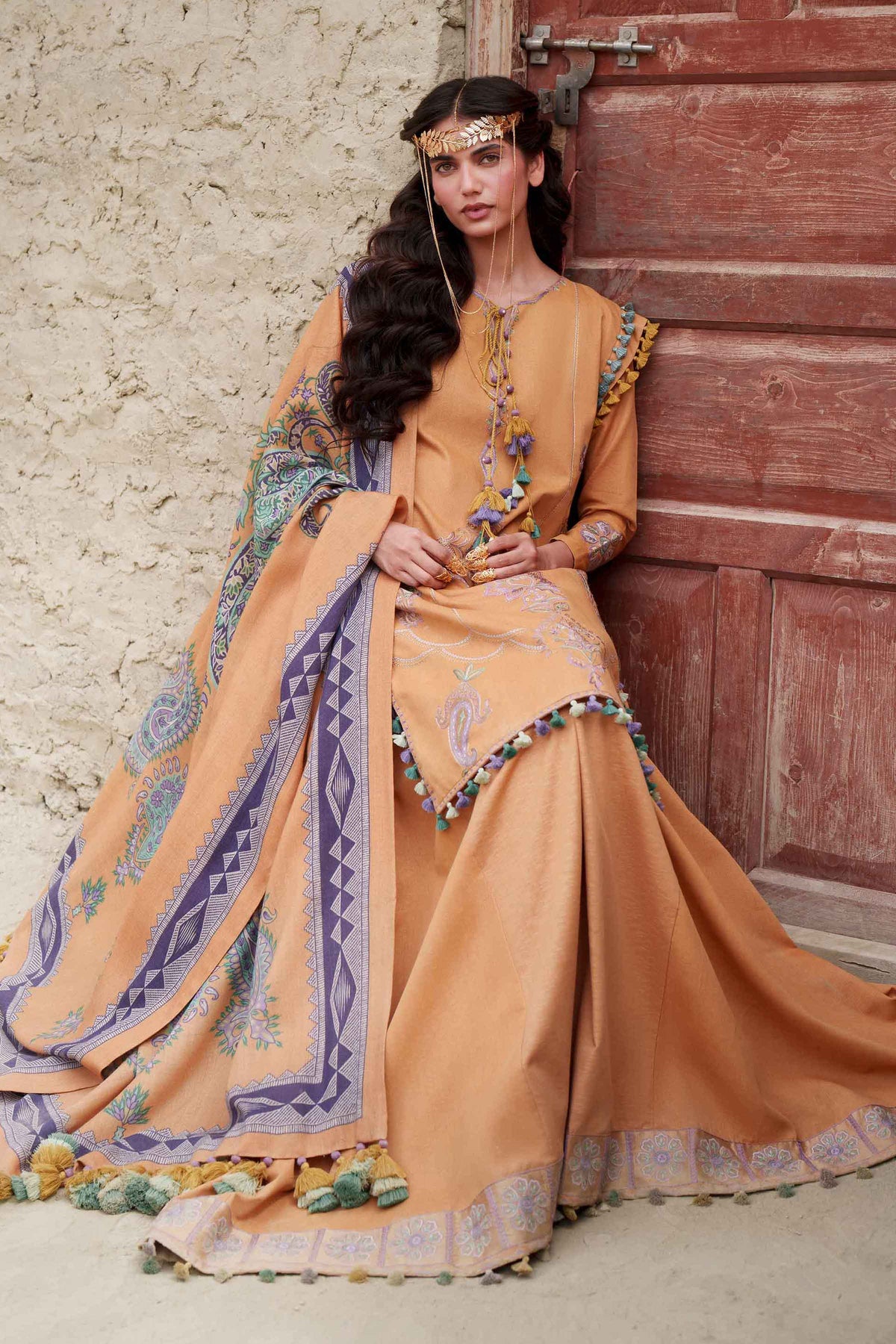 3 Piece - Printed Embroidered Suit - U3PE-NISHA26WV1-204