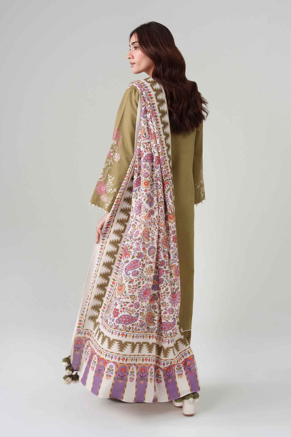 3 Piece - Printed Embroidered Suit - U3PE-NISHA26WV1-212