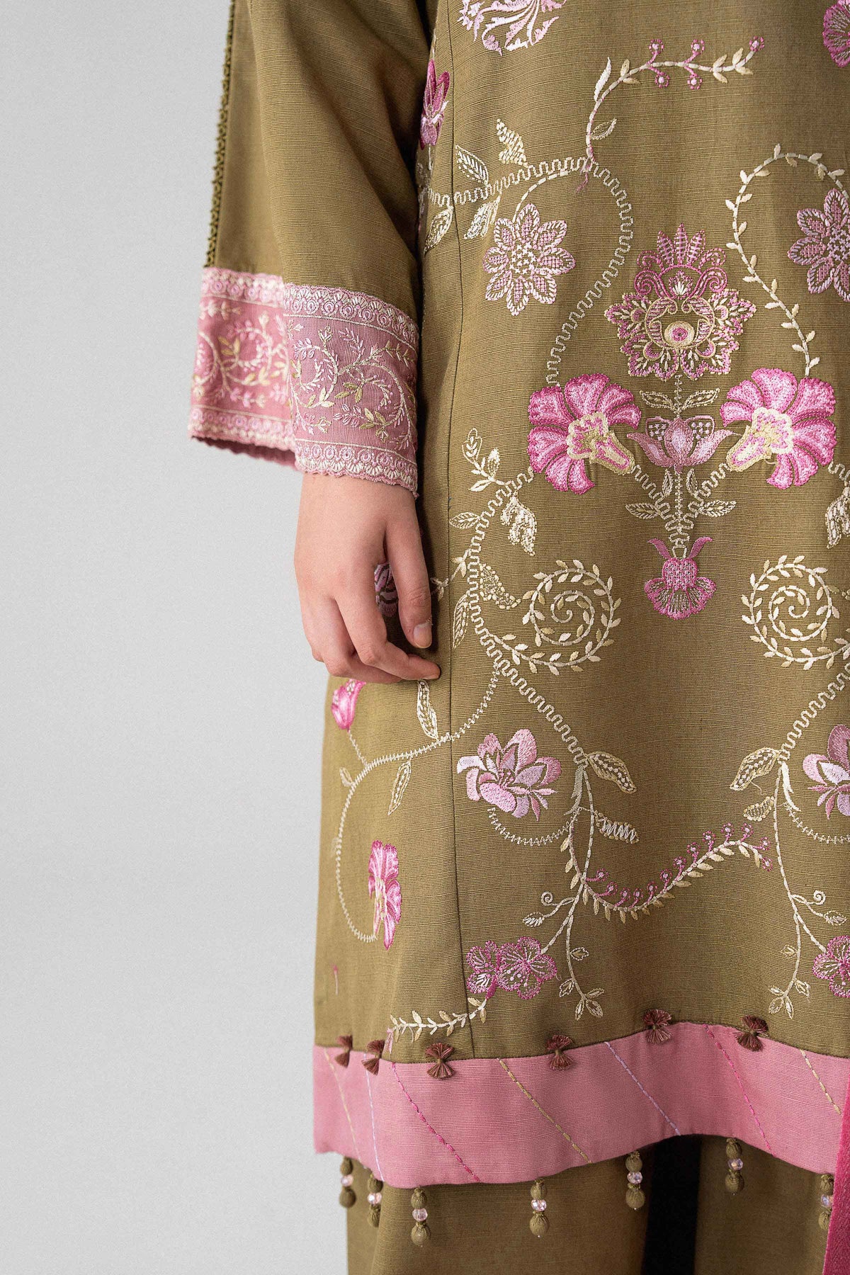 3 Piece - Printed Embroidered Suit - U3PE-NISHA26WV1-214